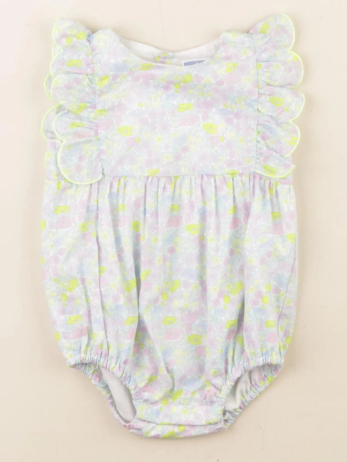 Jacadi - combinaison liberty multicolore - 6 mois