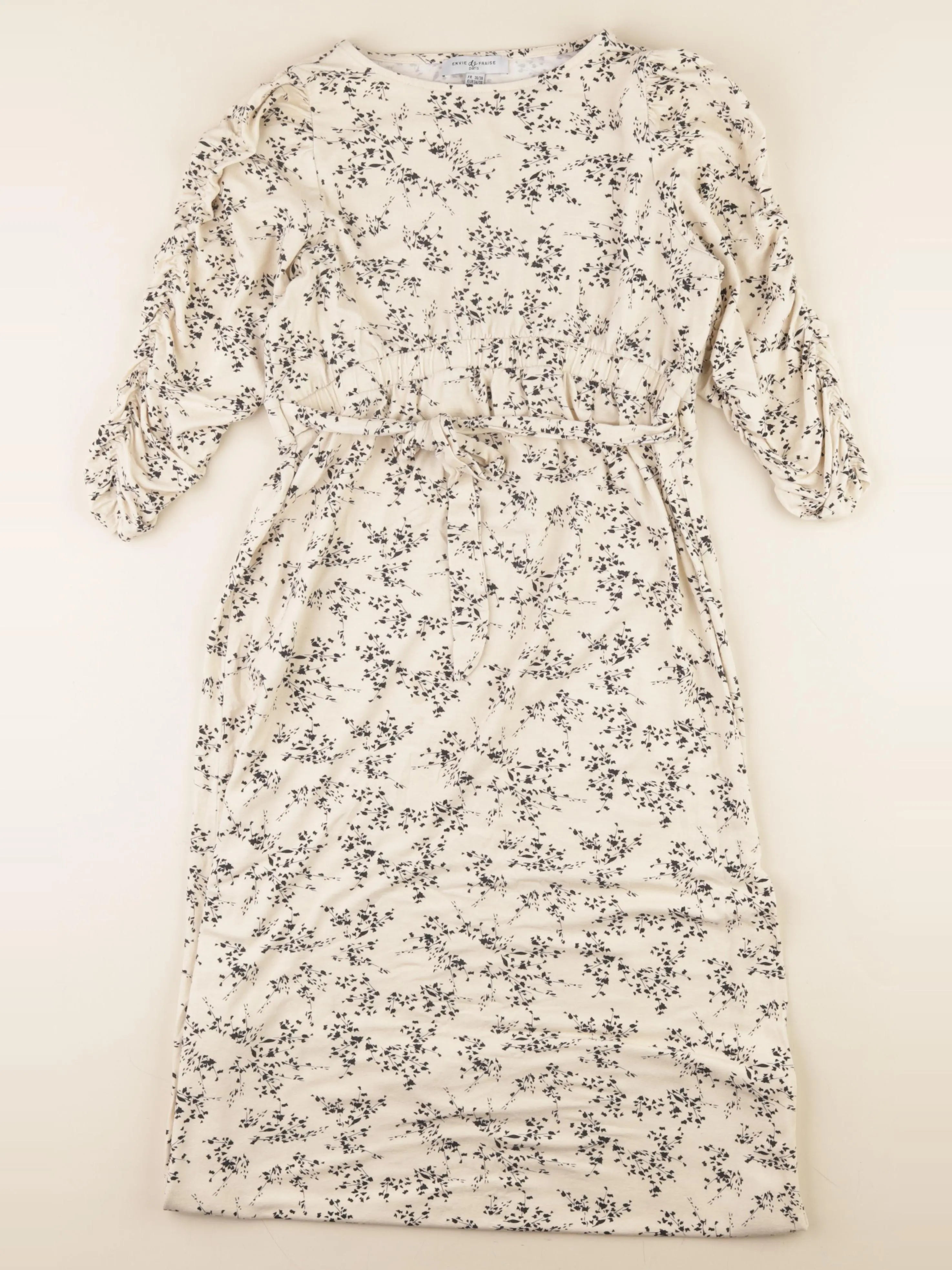 Envie de fraise - robe grossesse beige - 36 à 38
