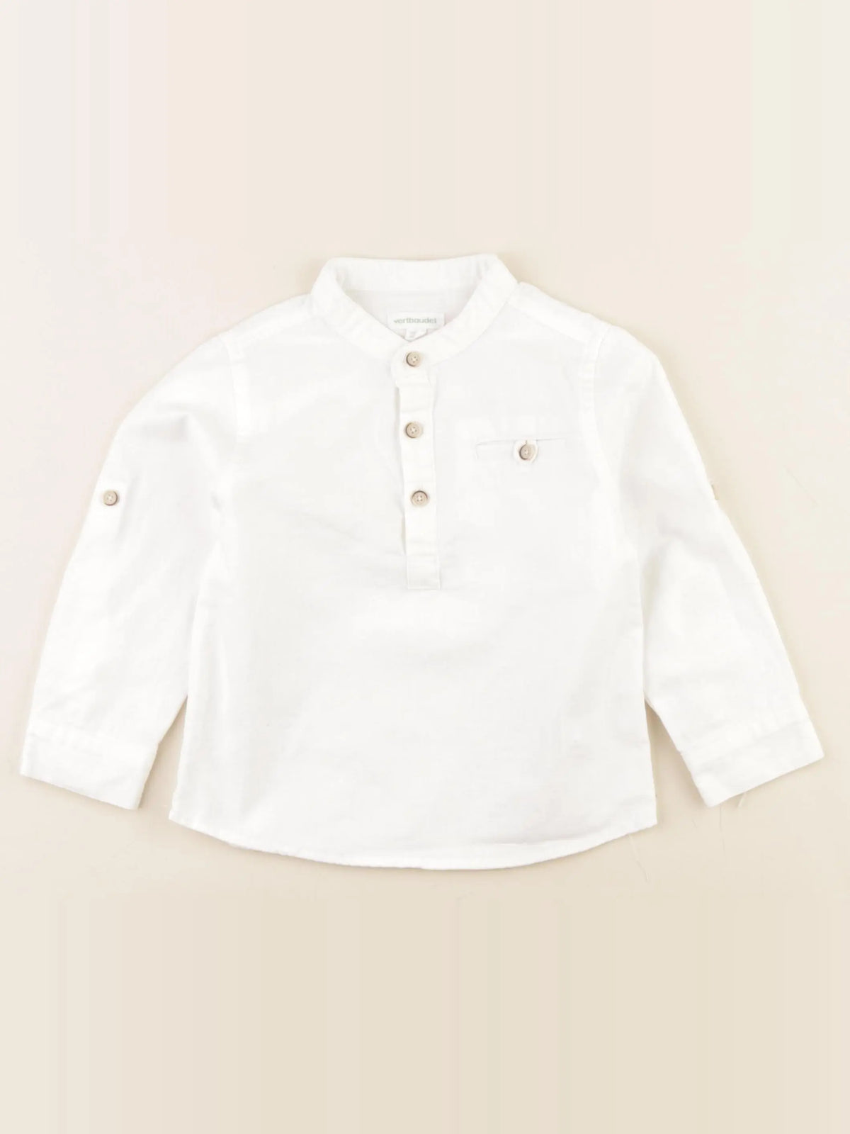 Vertbaudet - chemise blanc - 3 ans