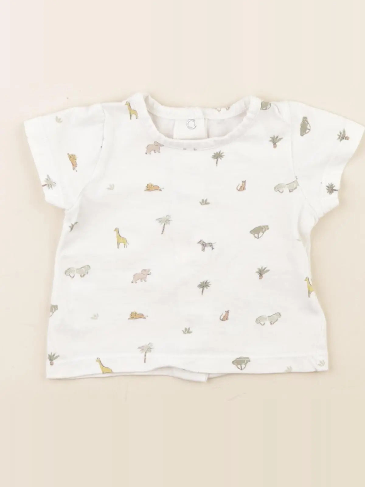 Vertbaudet - tee-shirt blanc - 1 mois