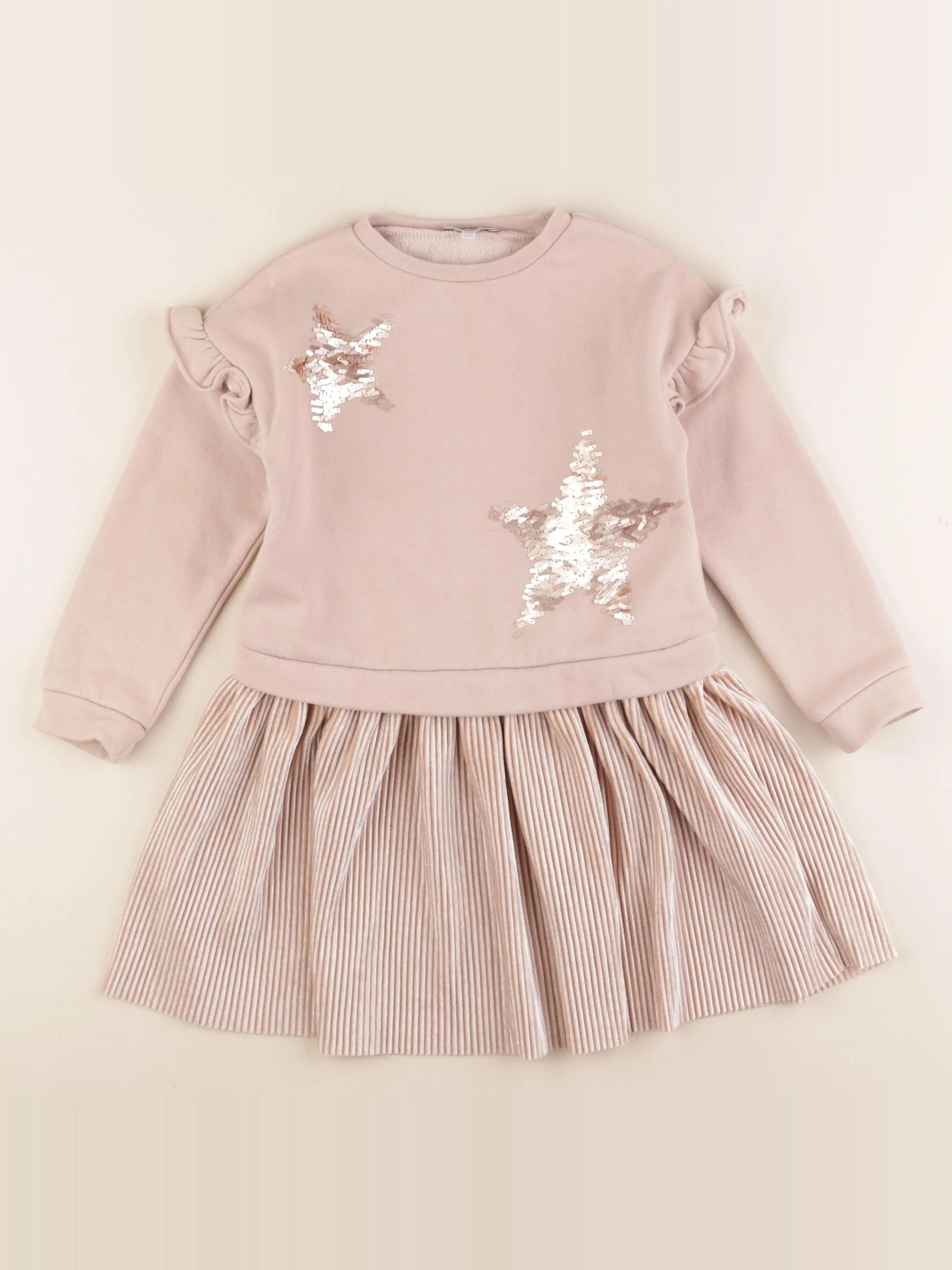 Vertbaudet - robe marron - 5 ans