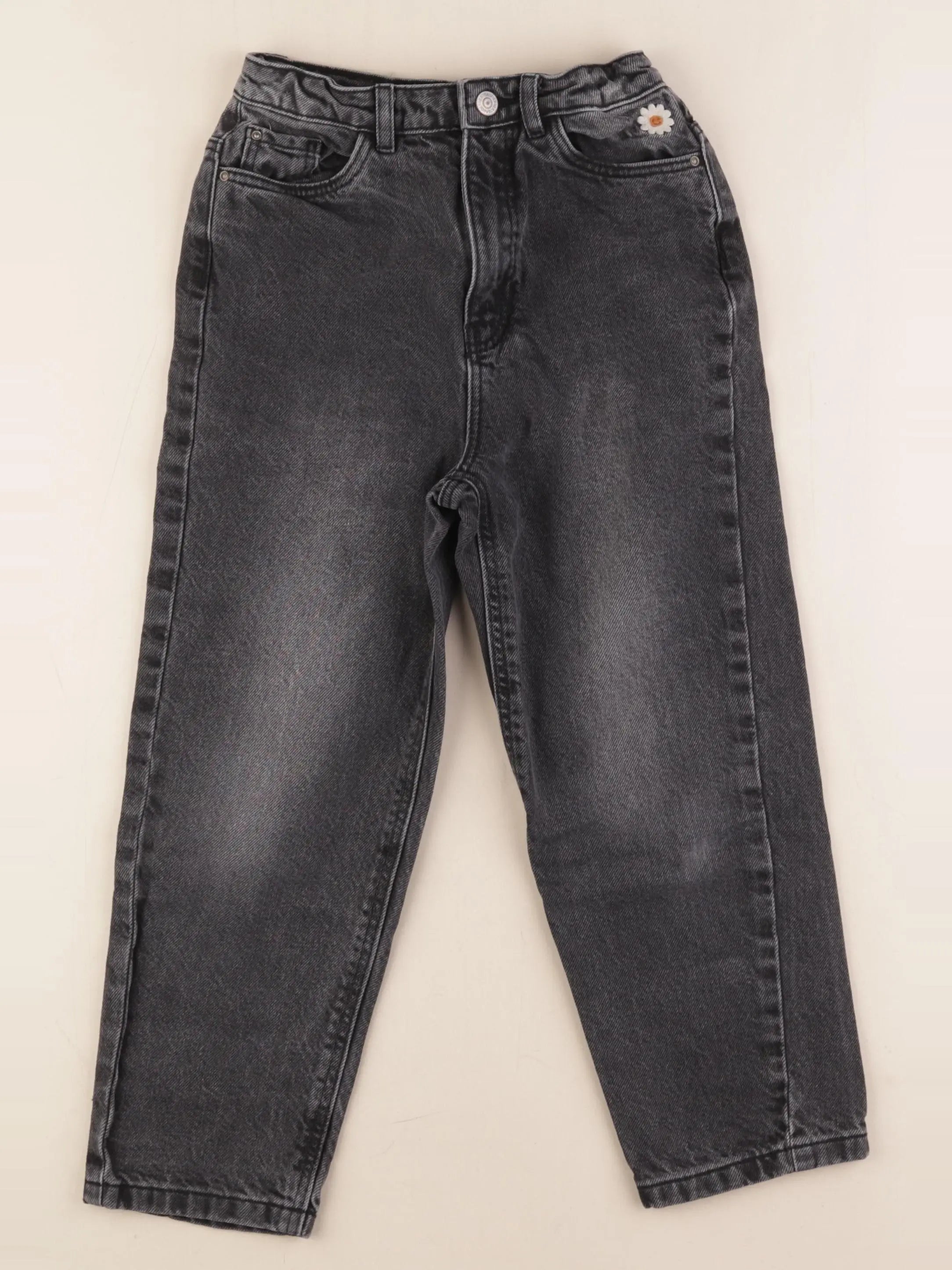 Vertbaudet - jean noir - 7 ans