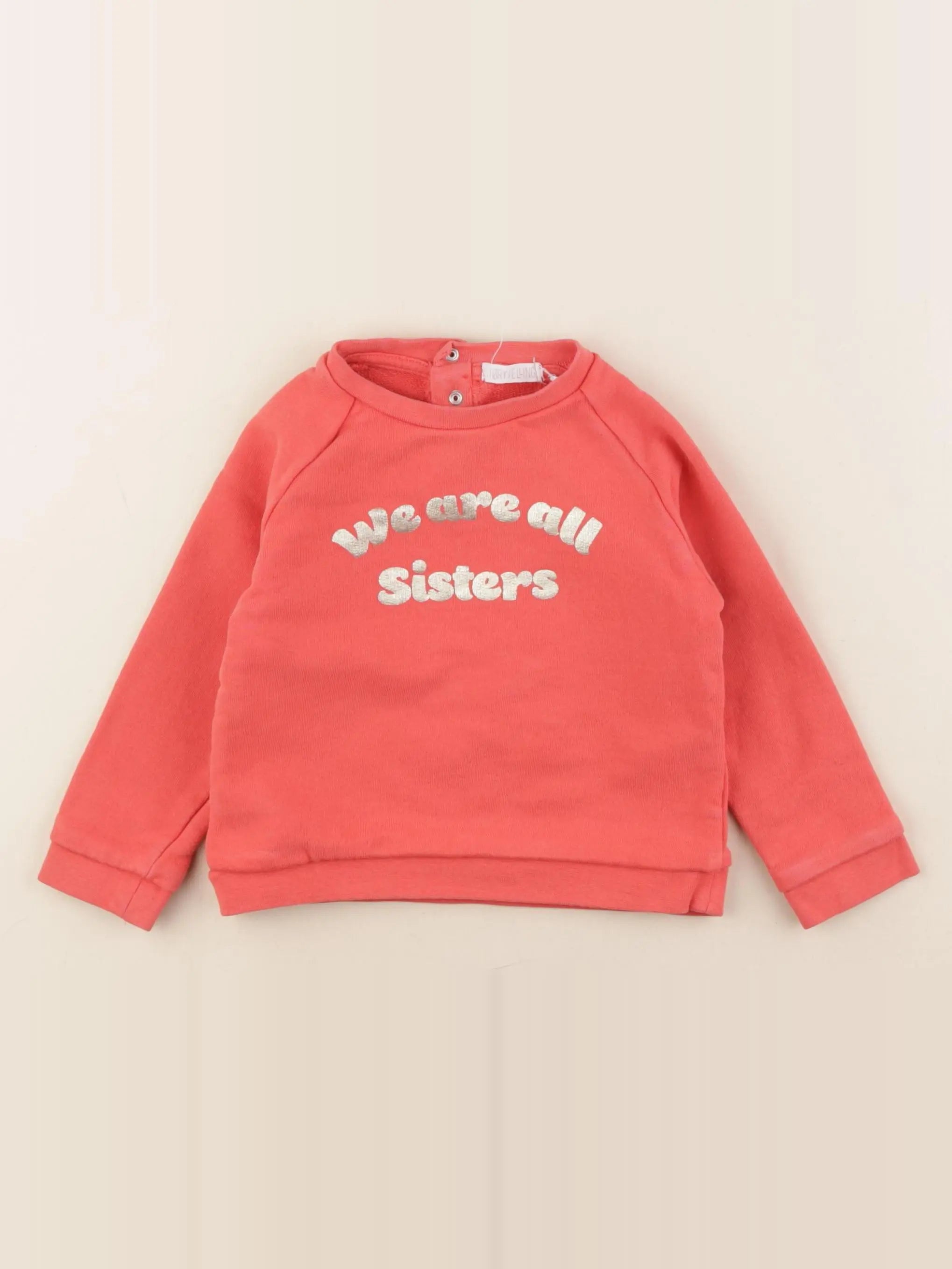 Storytelling - sweat rose - 2 ans