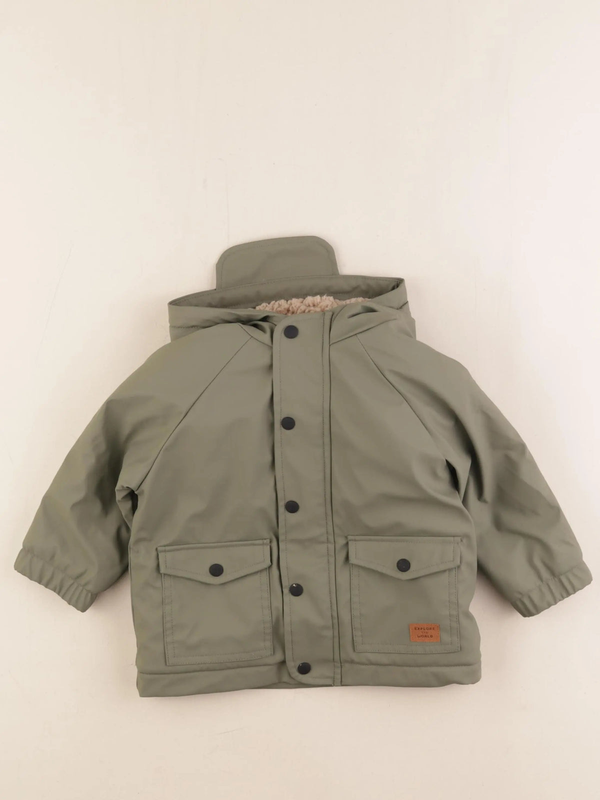 Vertbaudet - imperméable vert - 18 mois