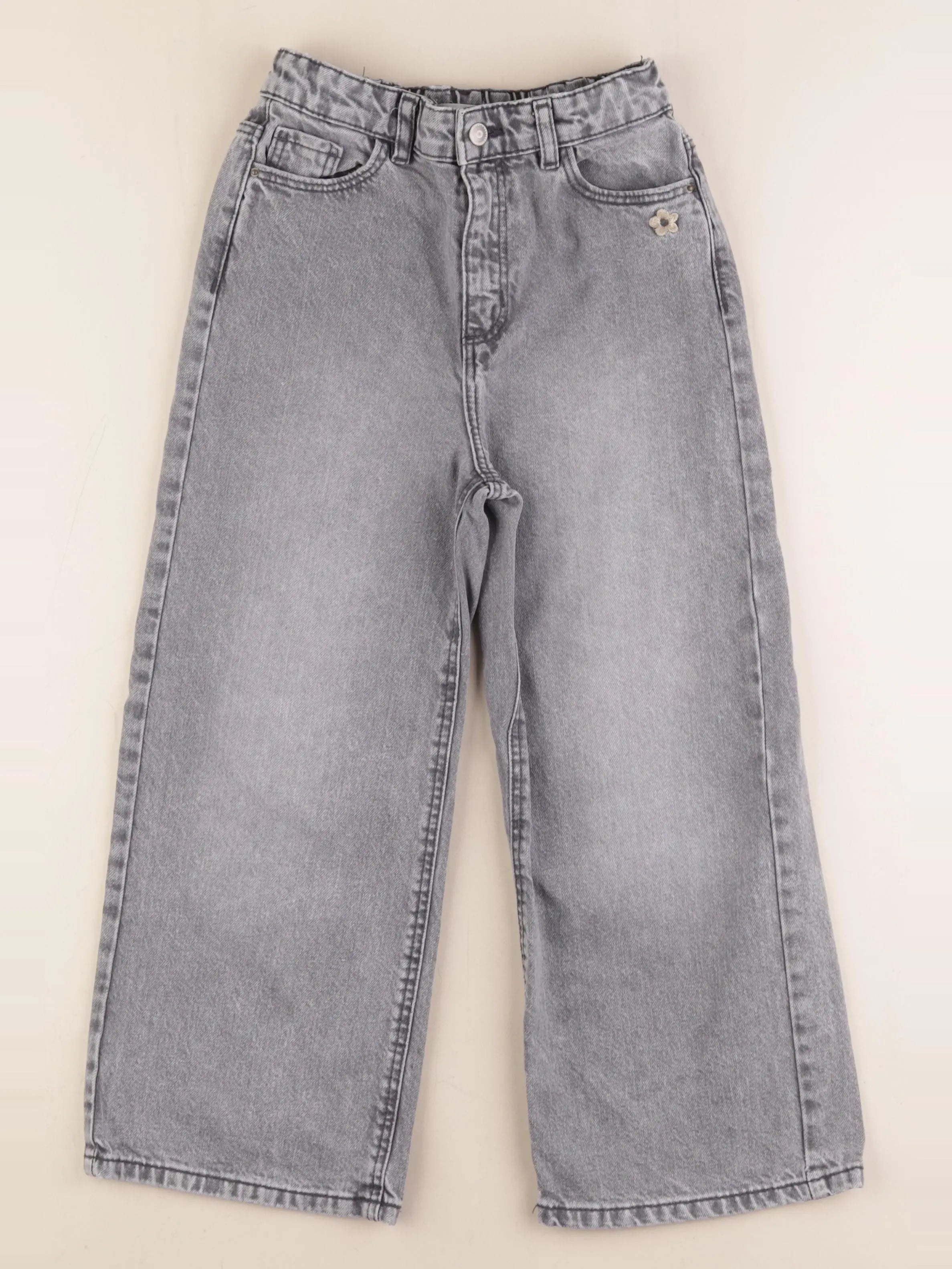 Vertbaudet - jean gris - 8 ans