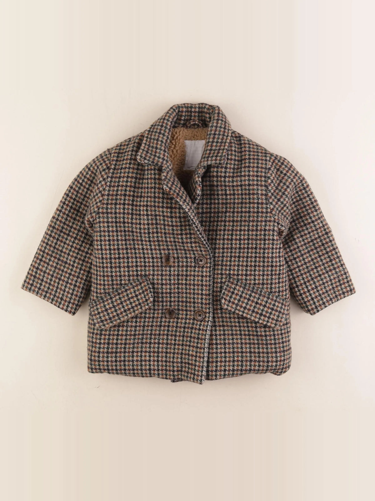 Vertbaudet - manteau multicolore - 4 ans