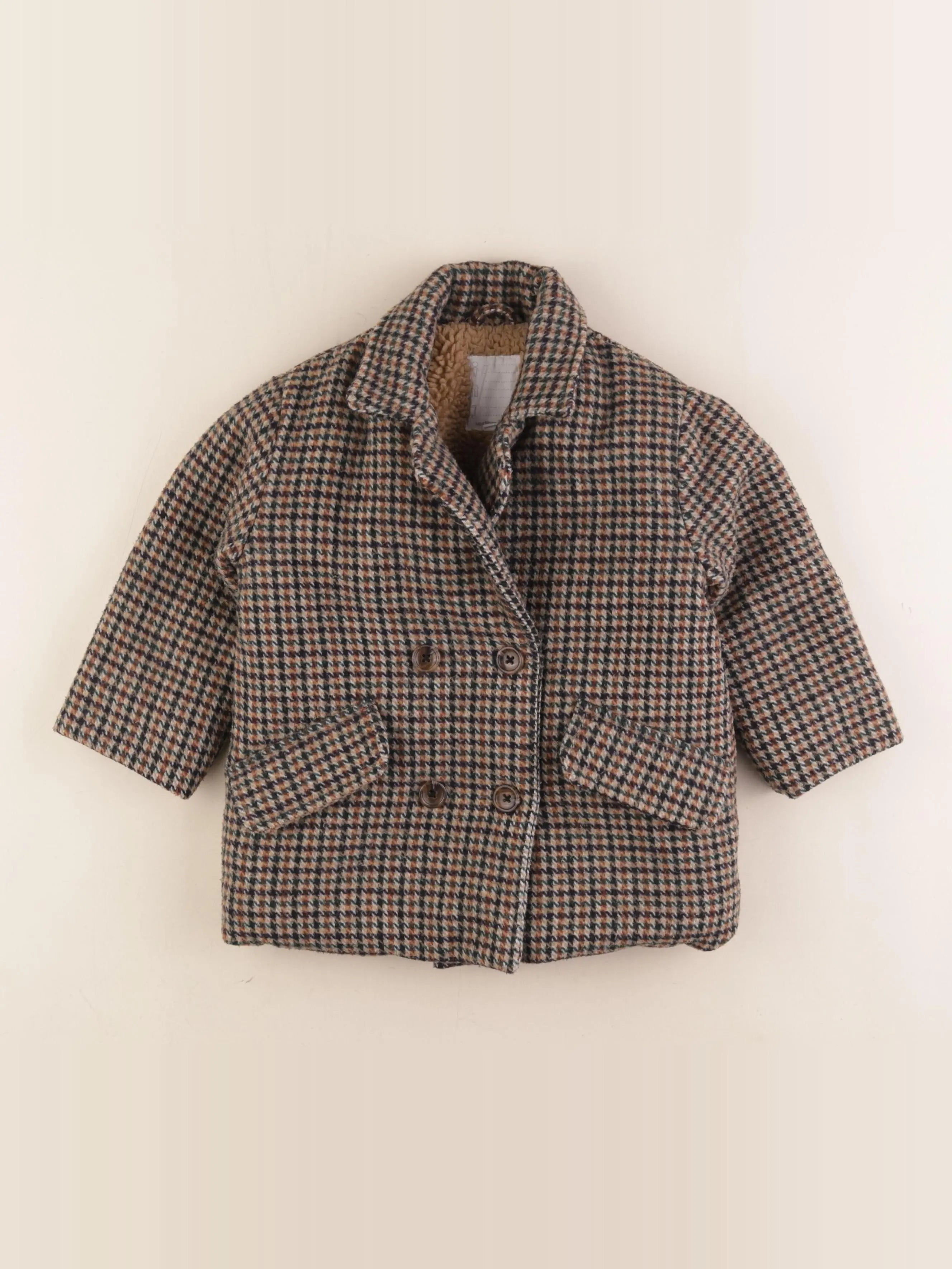 Vertbaudet - manteau multicolore - 4 ans