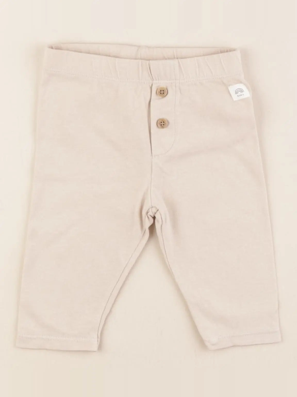 La Redoute - legging beige - 3 mois