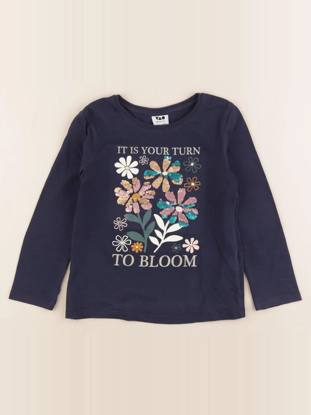 Tape à l'oeil - tee-shirt bleu - 5 ans