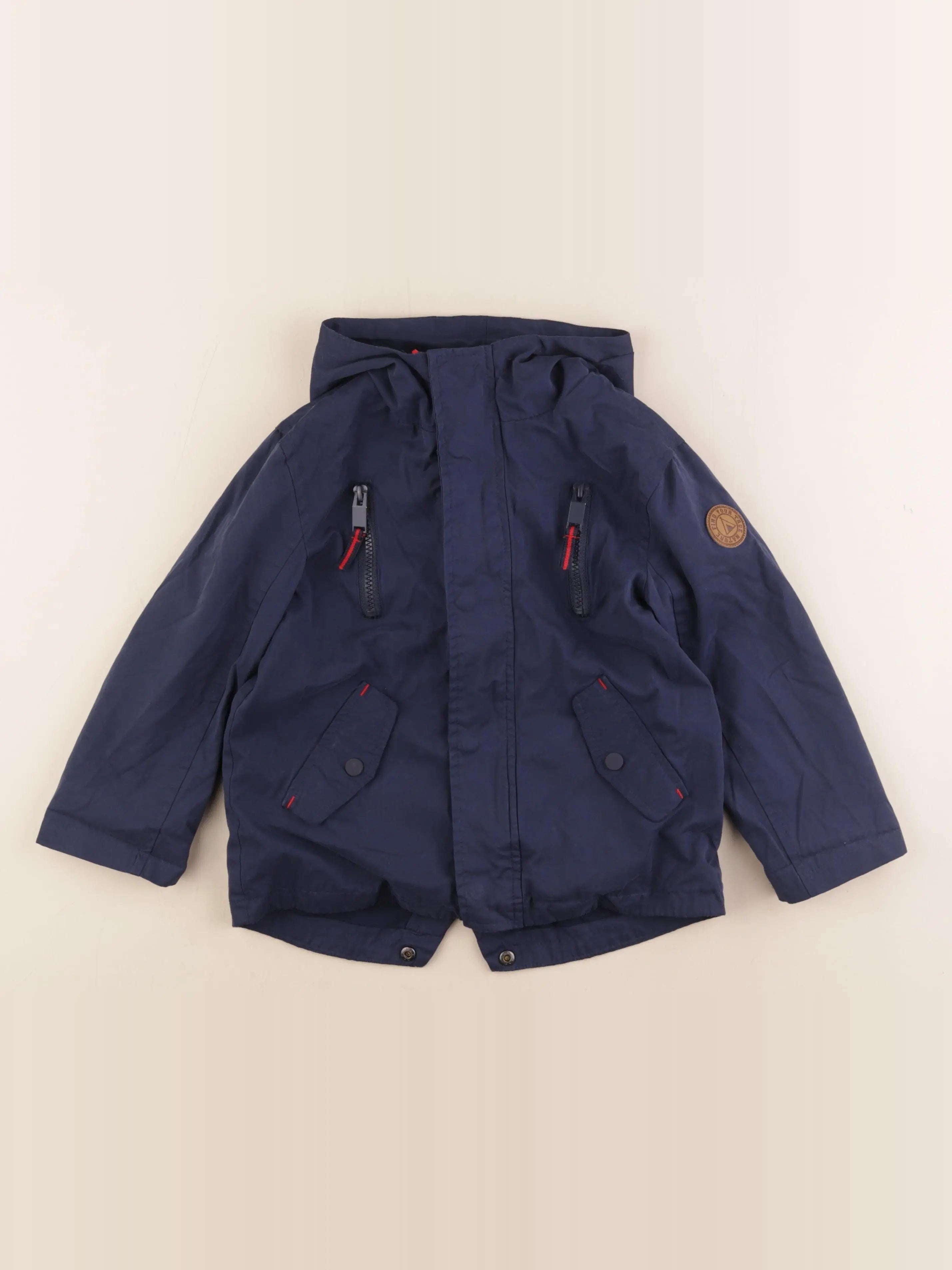 Vertbaudet - imperméable bleu - 5 ans