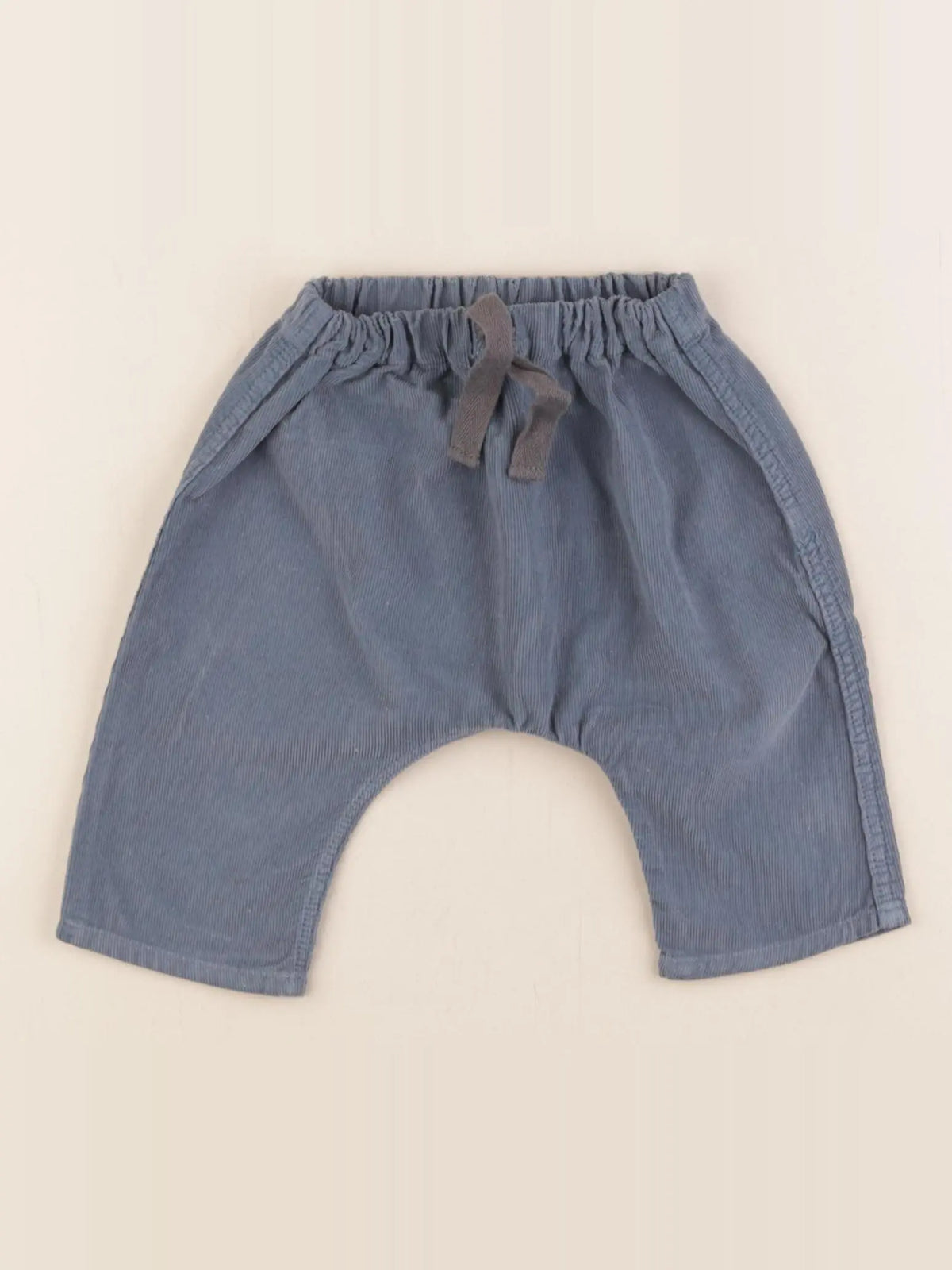 Petit Bateau - sarouel bleu - 3 mois