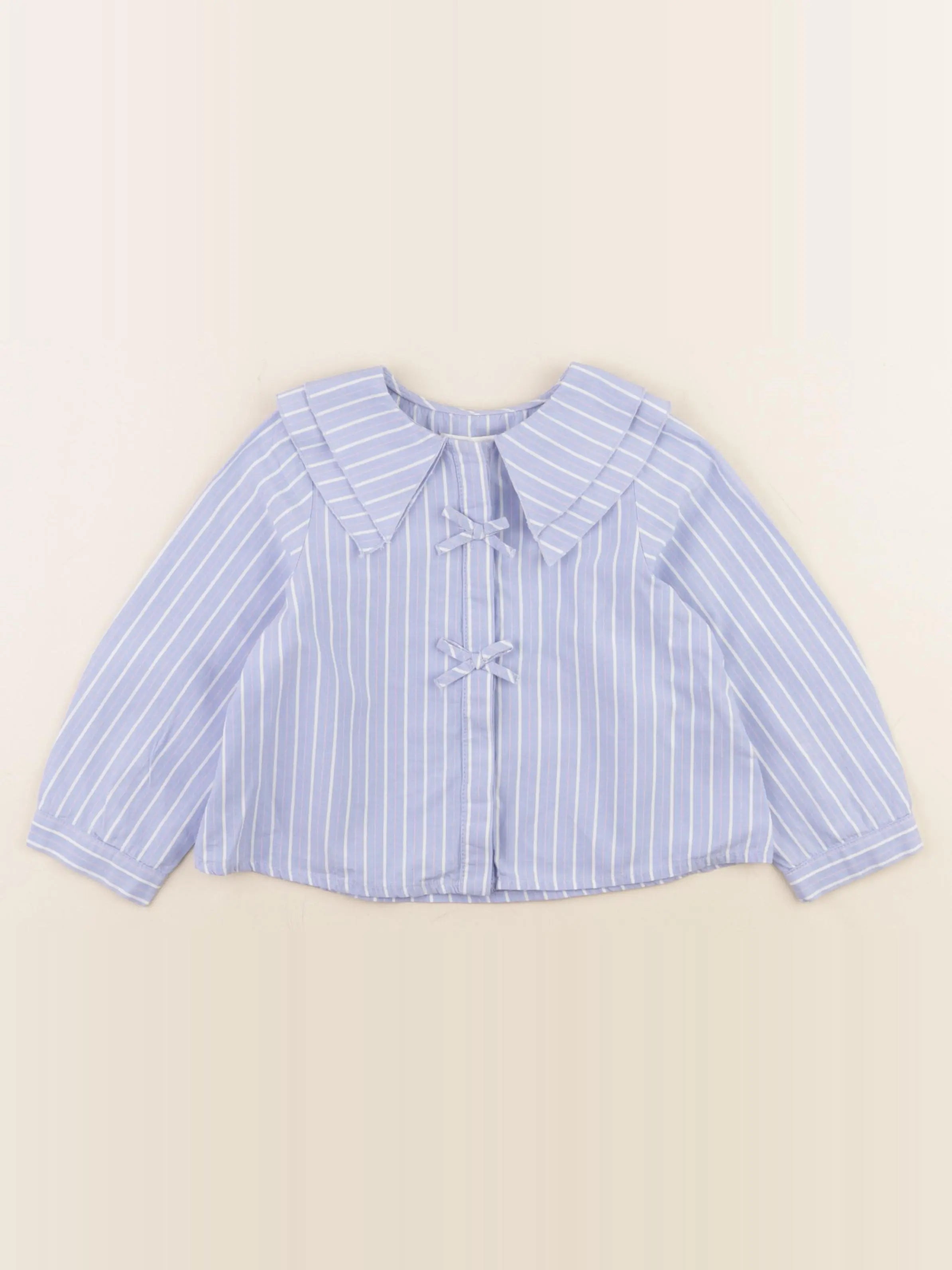 Zara - blouse bleu - 3 ans