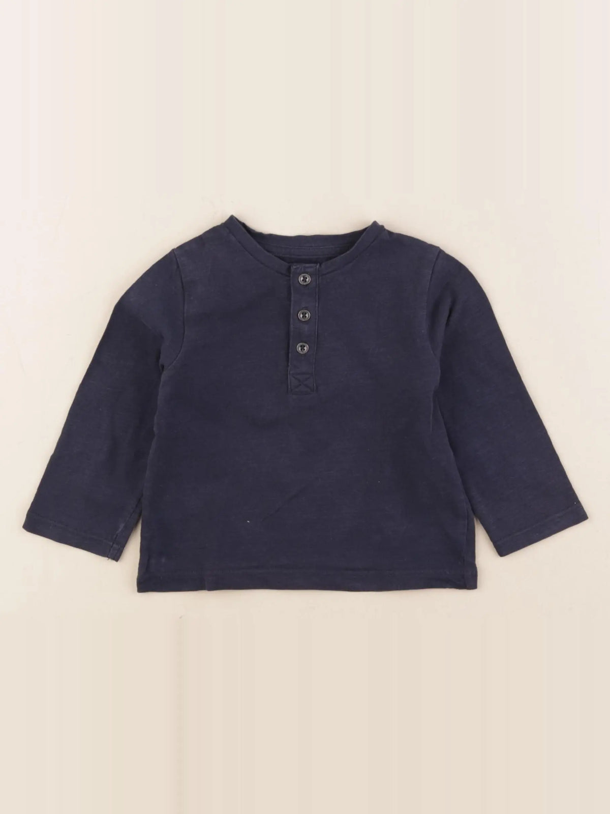 Vertbaudet - tee-shirt bleu - 9 mois