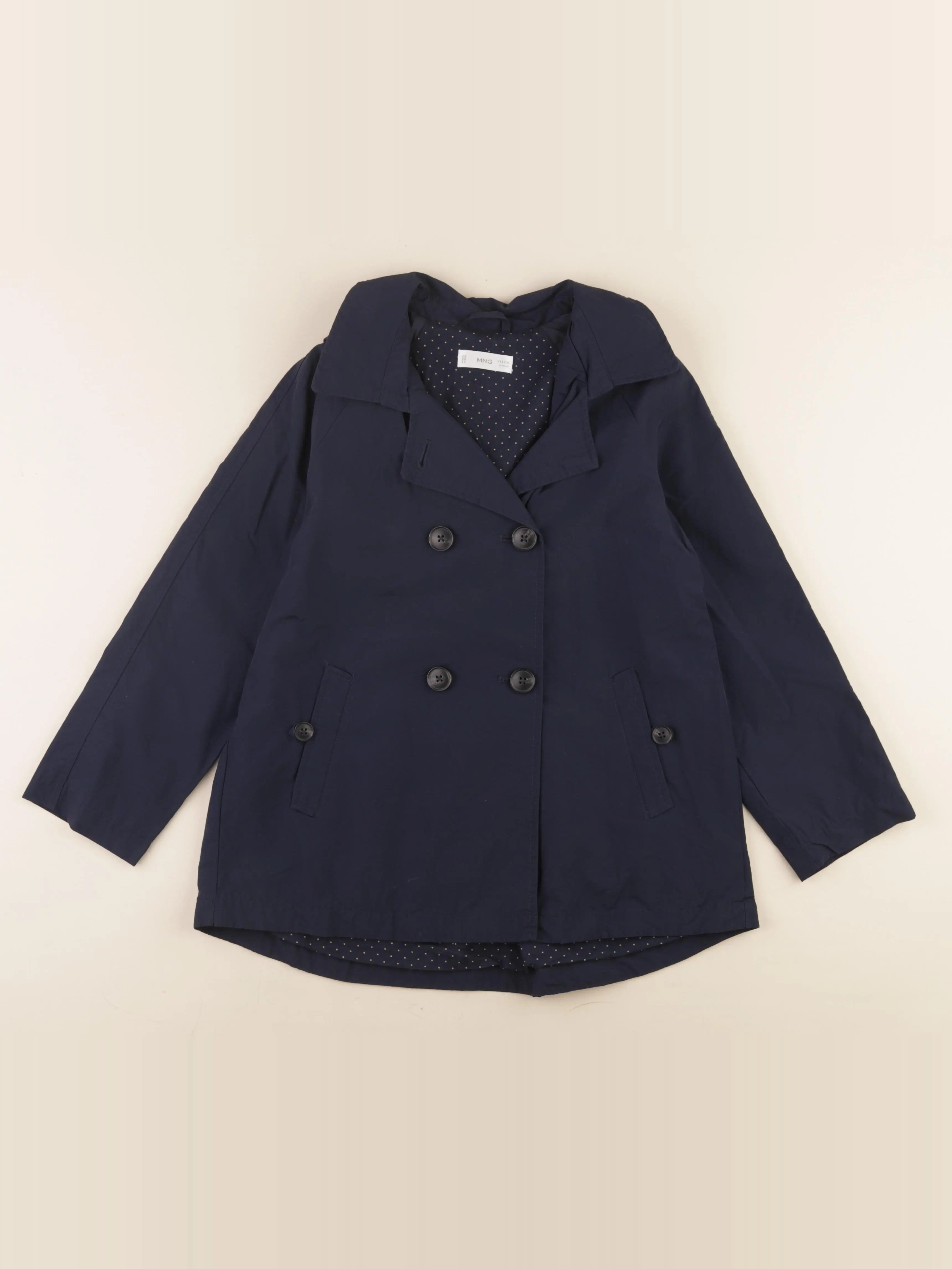 Mango - trench bleu - 9 ans