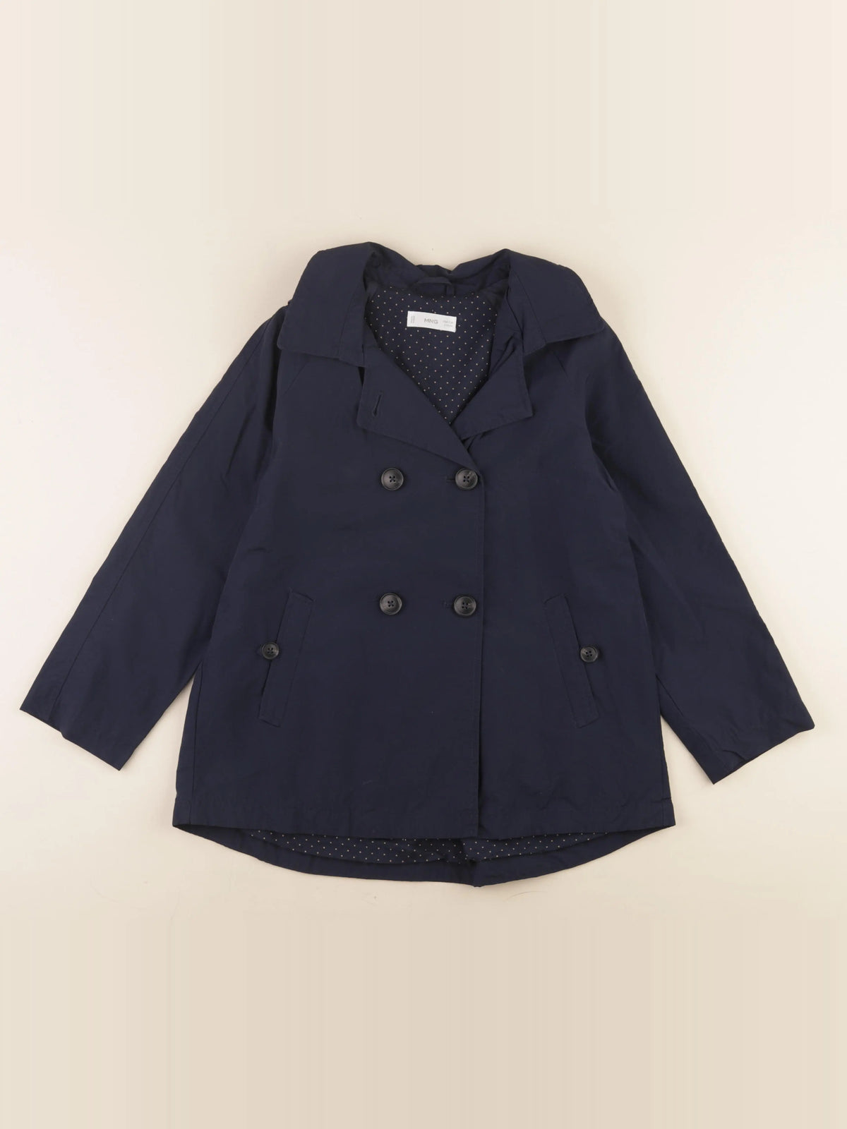 Mango - trench bleu - 9 ans