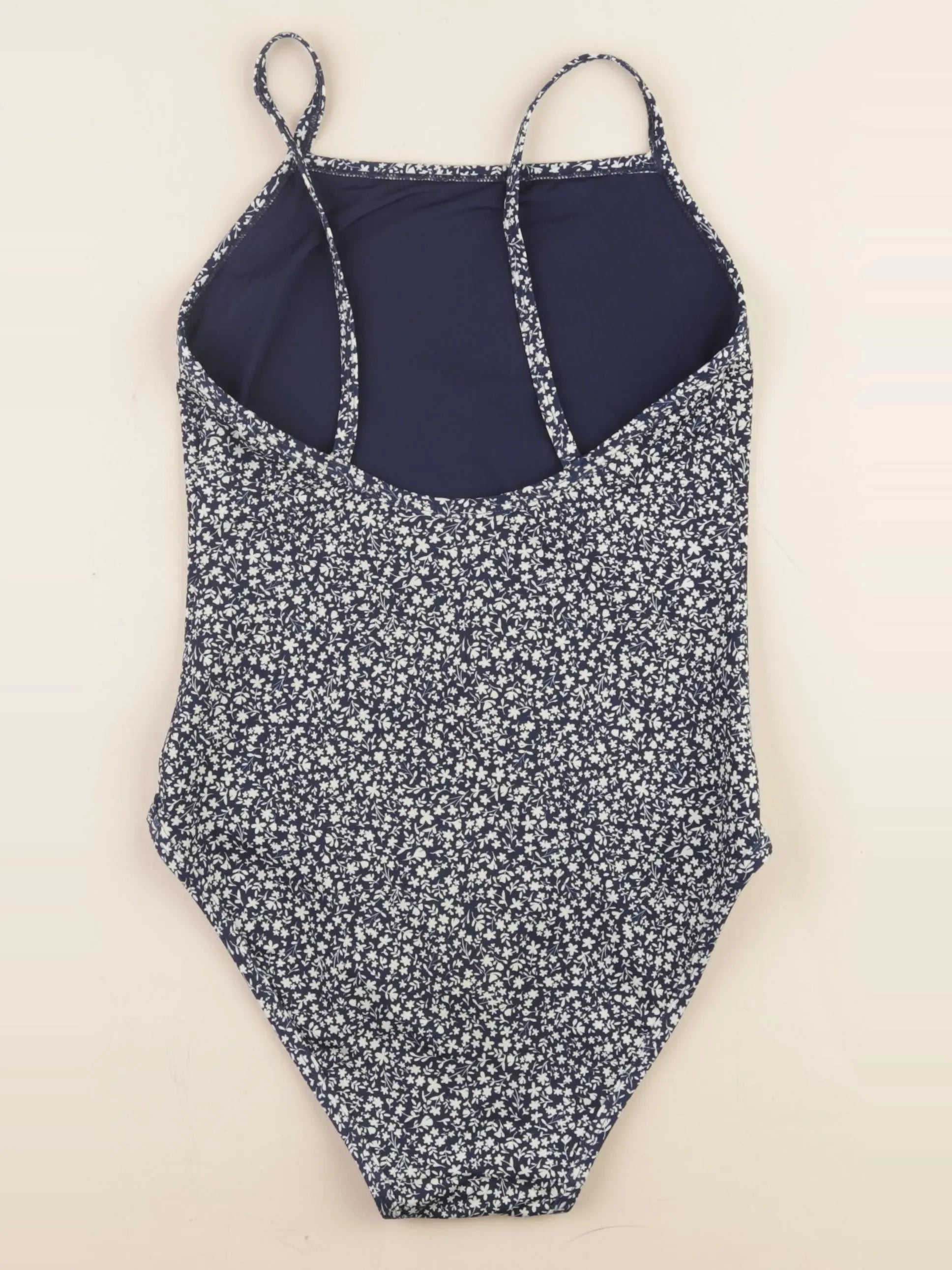 H&M - maillot de bain bleu, blanc - 12/14 ans