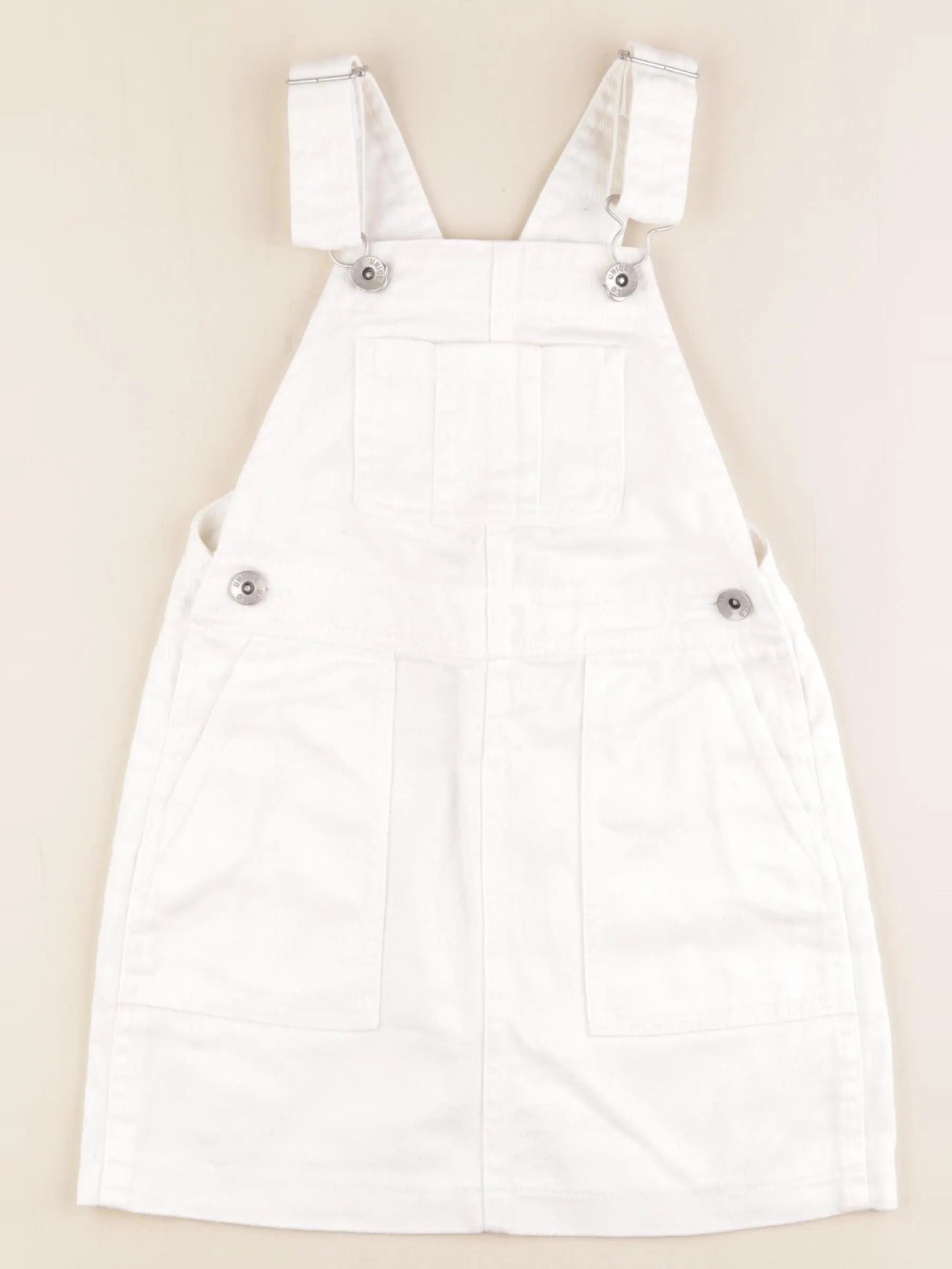 Uniqlo - robe blanc - 3/4 ans
