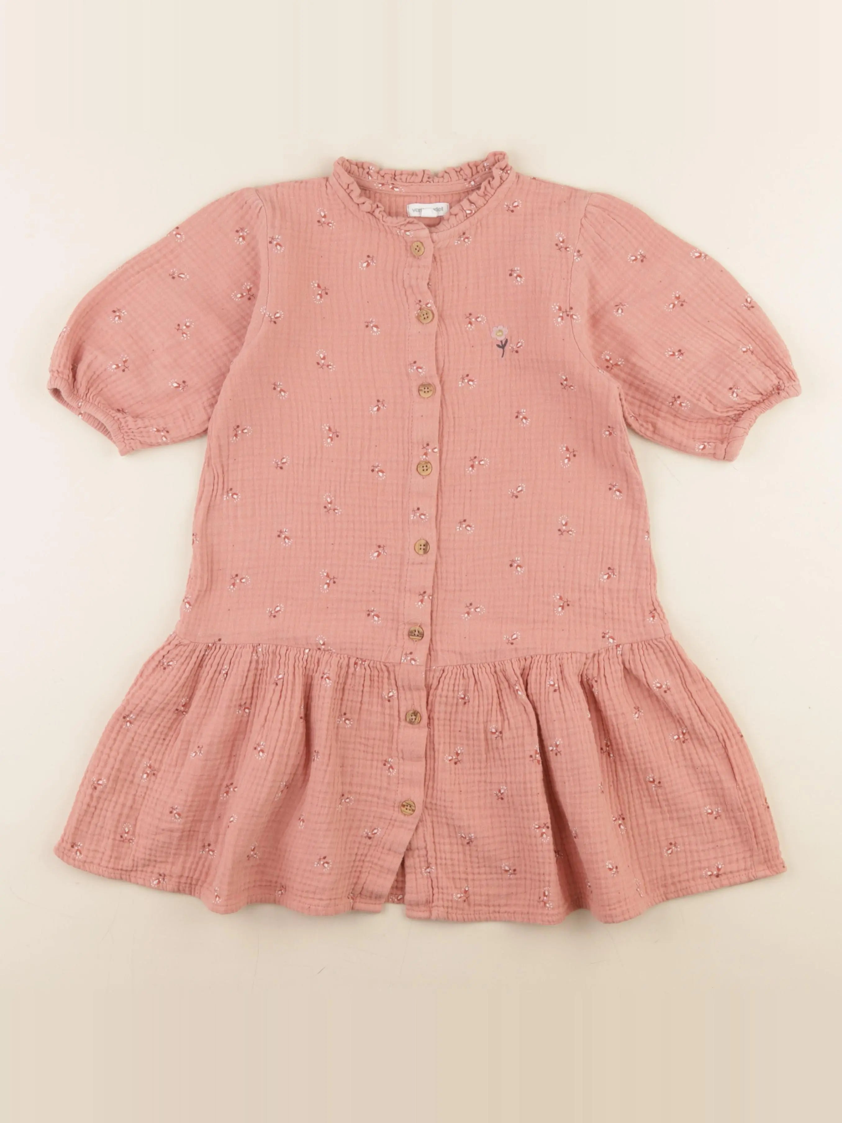 Vertbaudet - robe rose - 8 ans