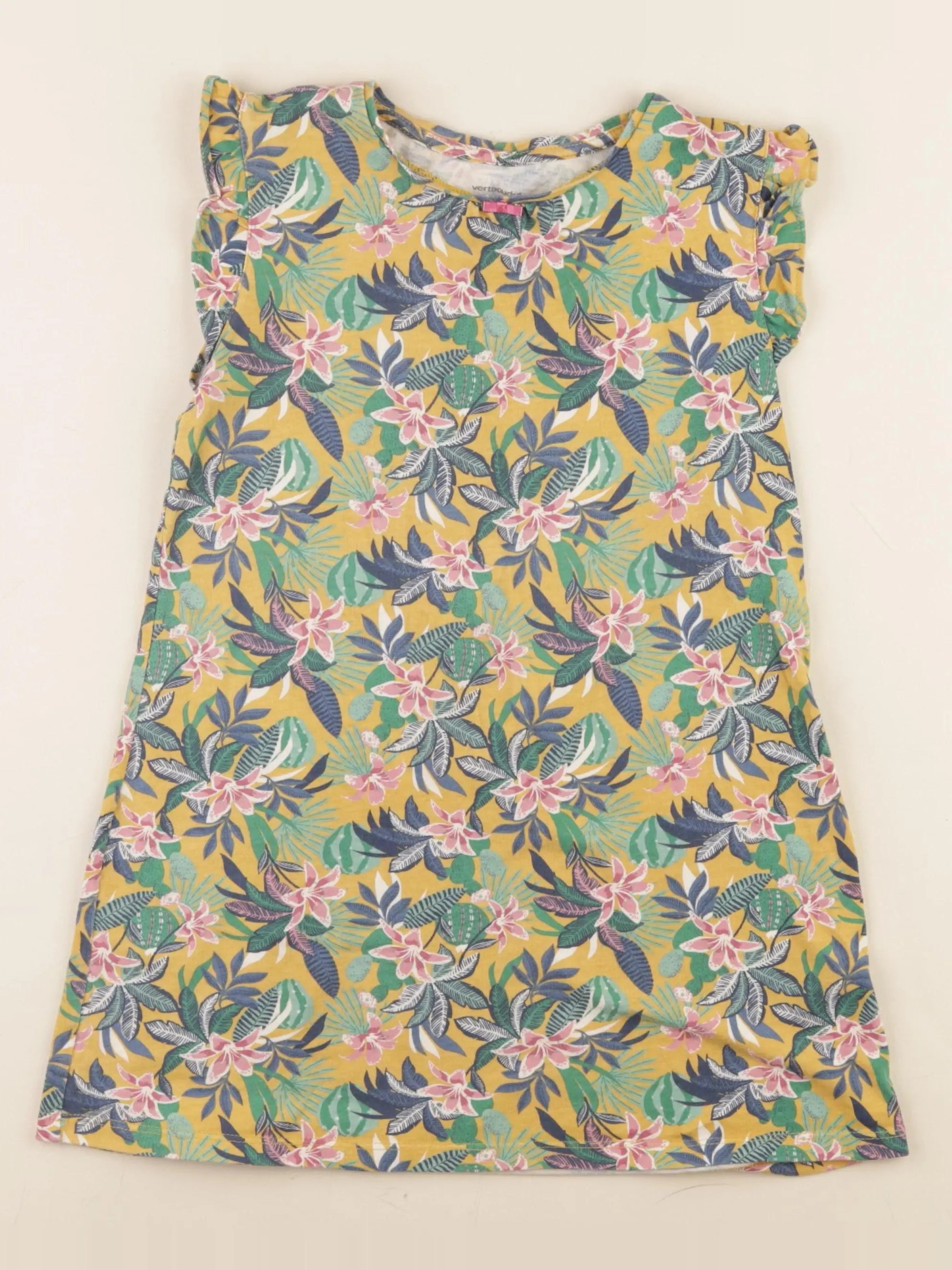 Vertbaudet - chemise de nuit coton multicolore - 8 ans