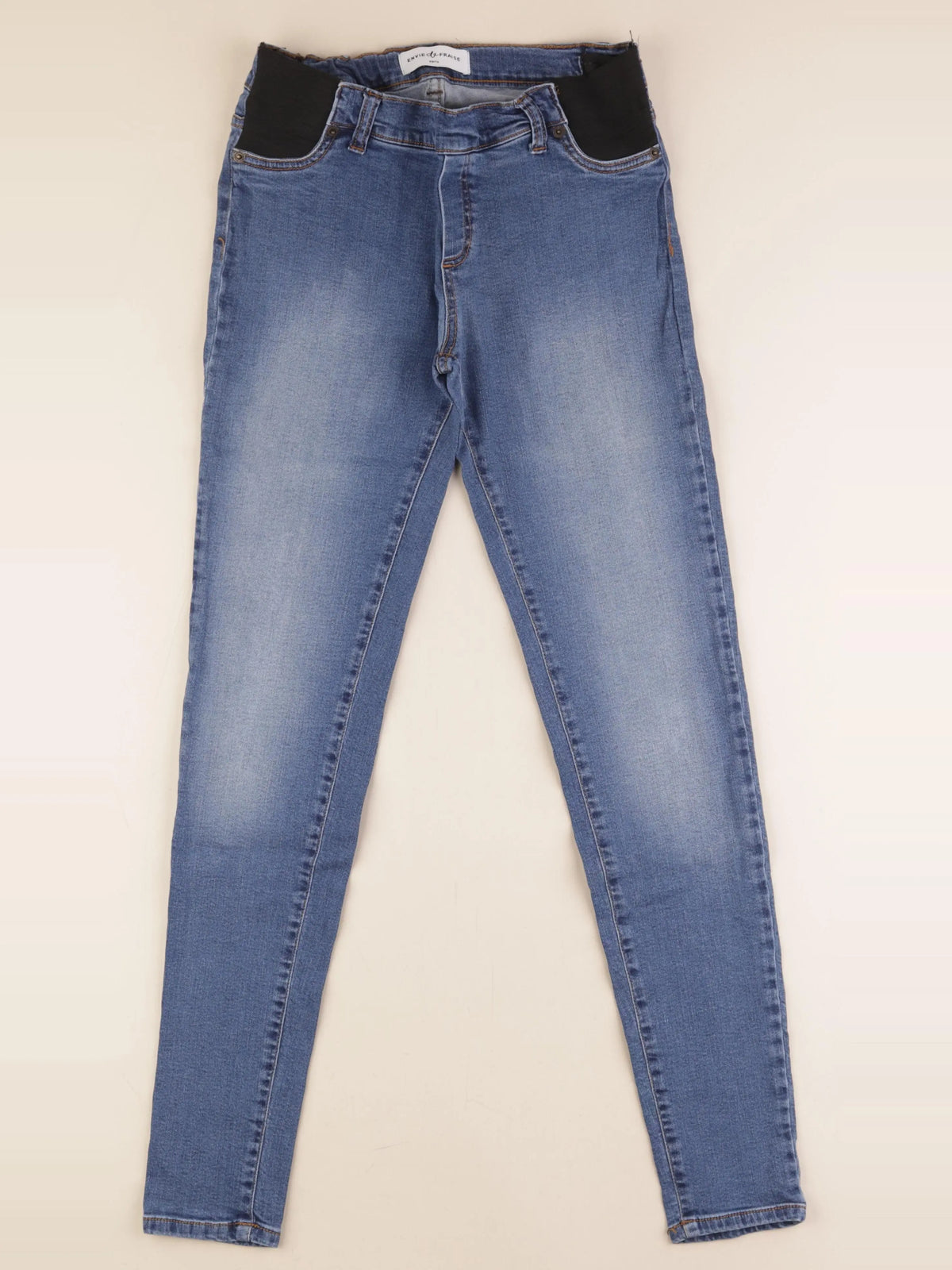 Envie de fraise - jean grossesse bleu - 36