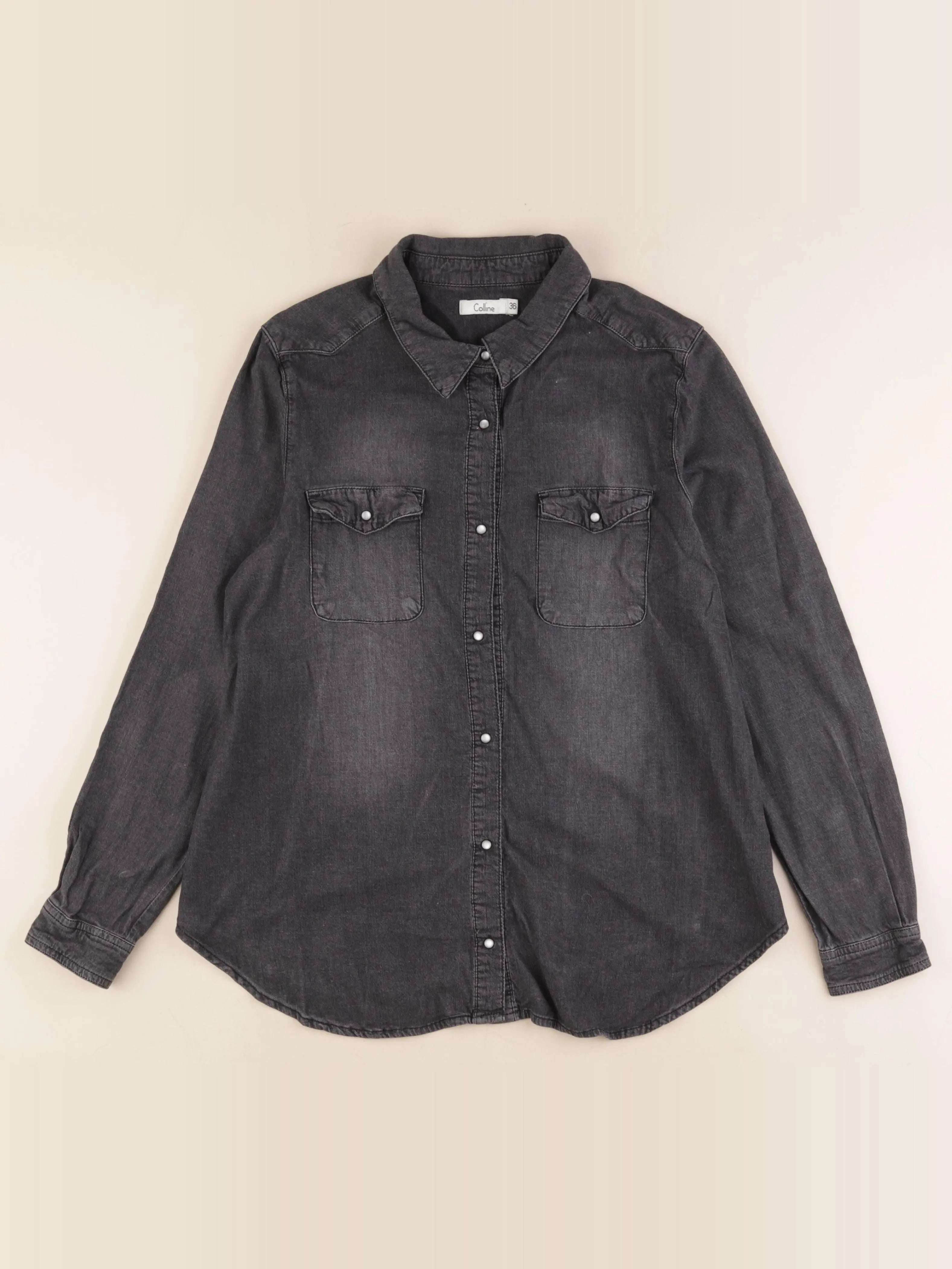 Vertbaudet - chemise allaitement, grossesse gris - 36