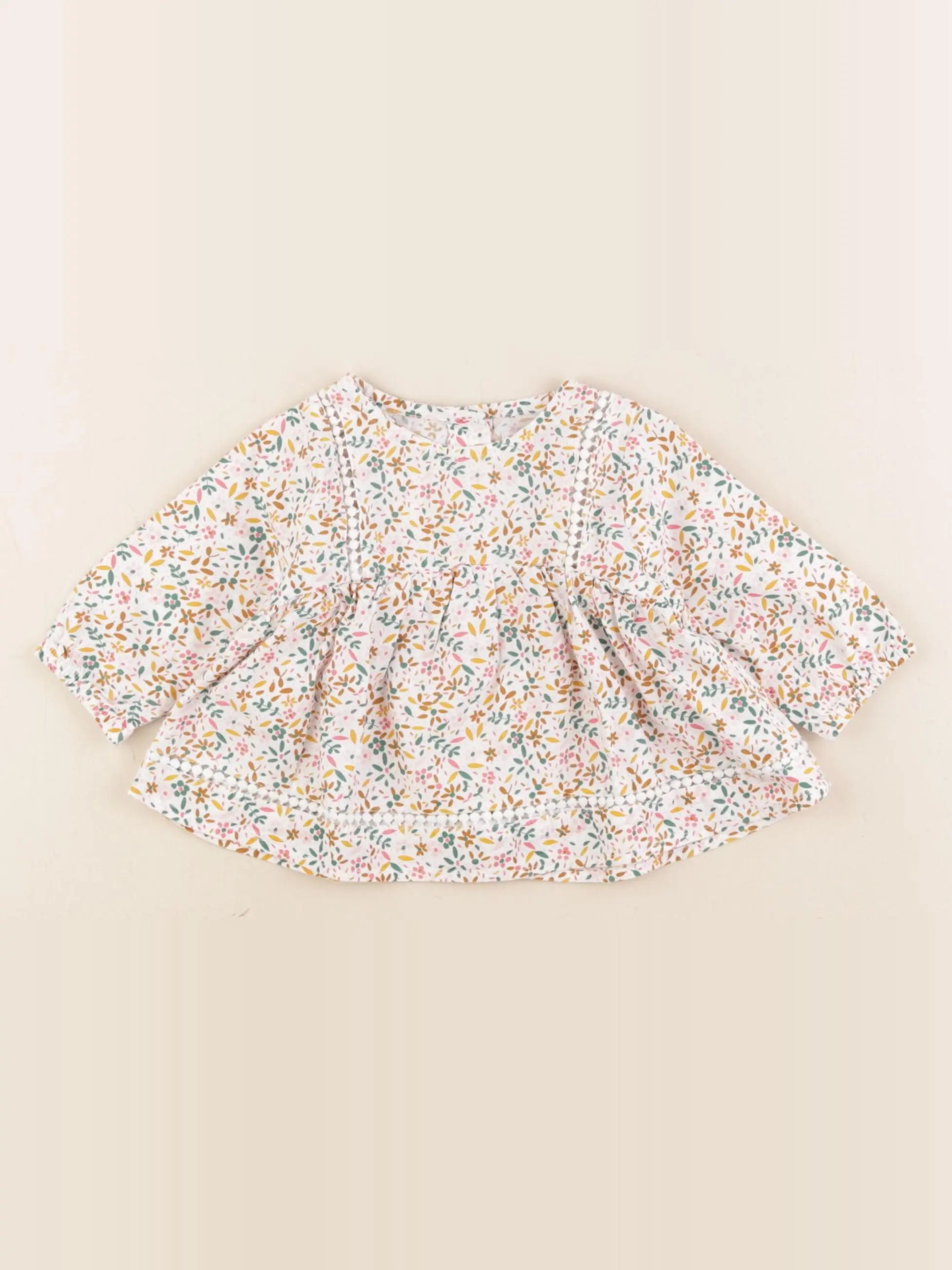 Vertbaudet - blouse multicolore - 3 mois