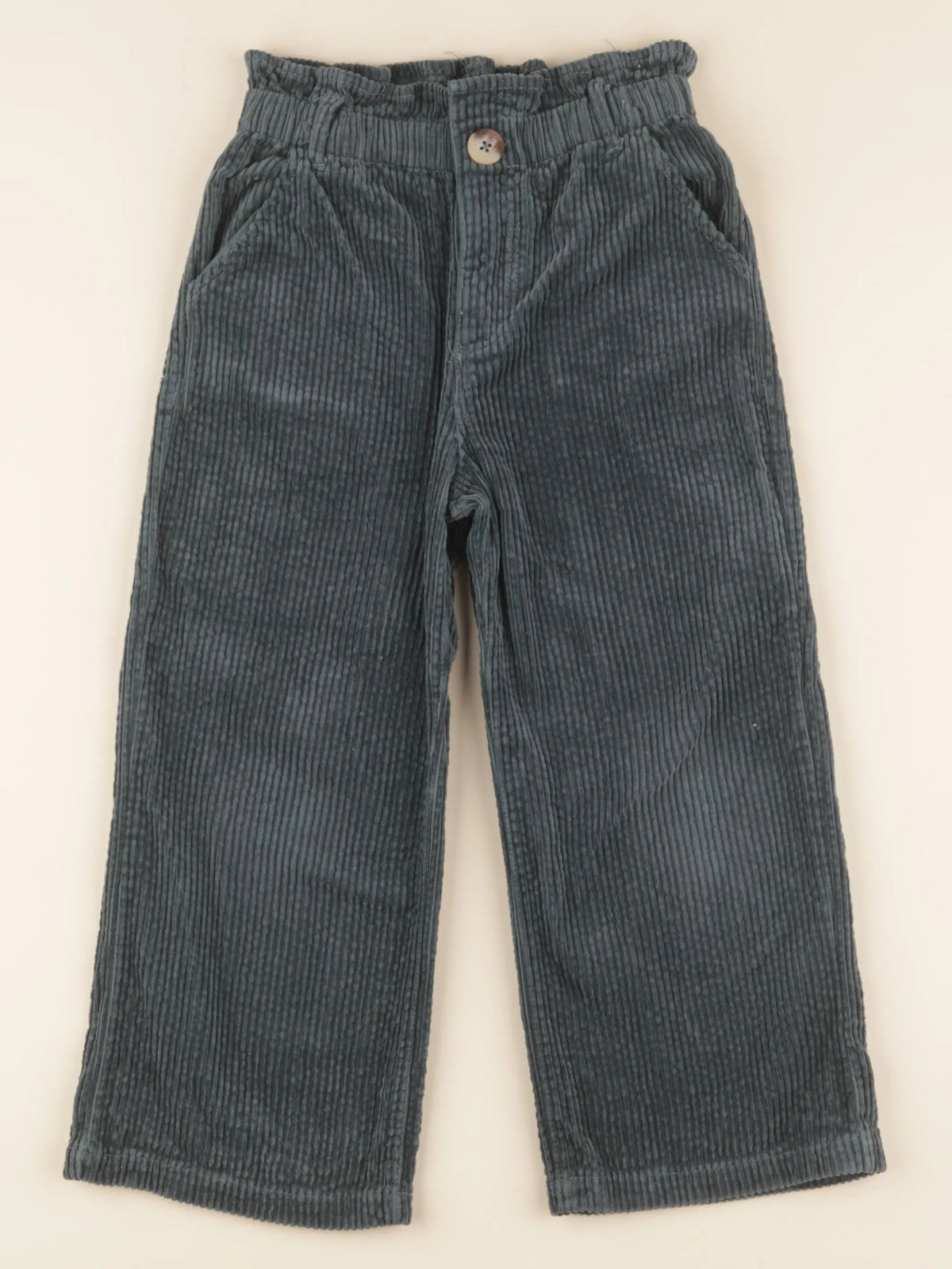 Vertbaudet - pantalon vert - 6 ans