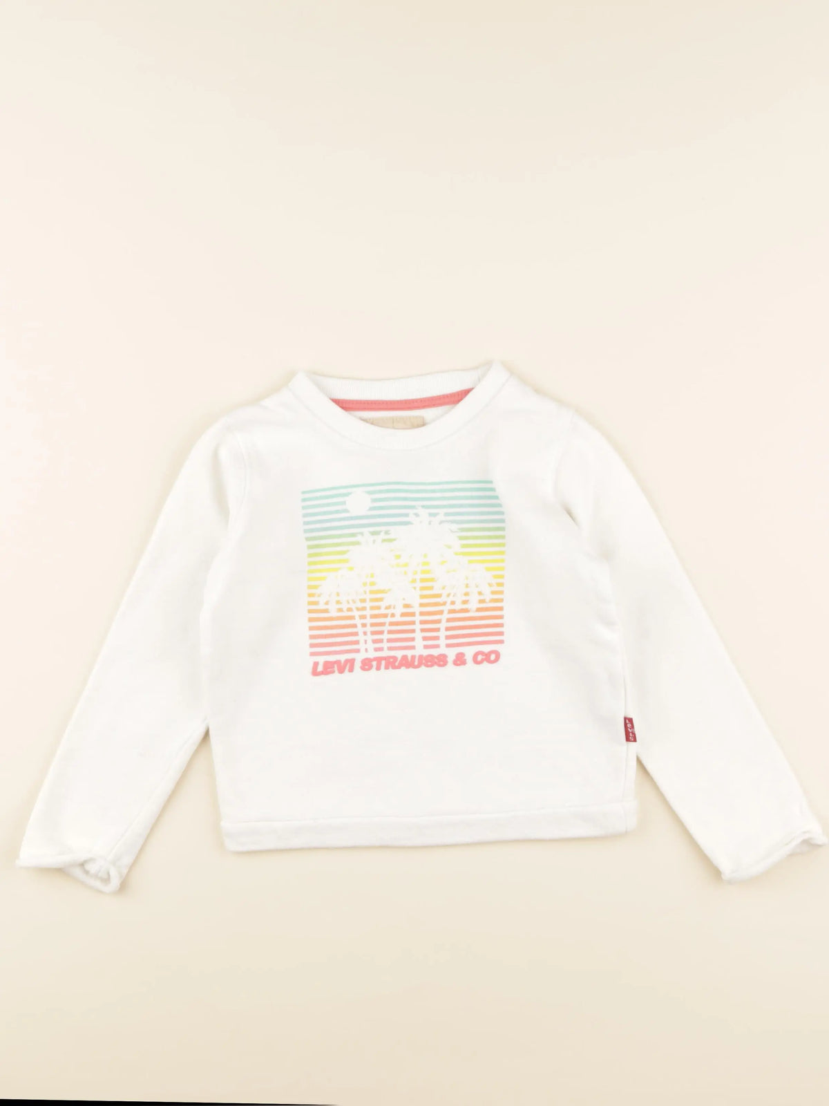 Levi's - sweat blanc - 5 ans