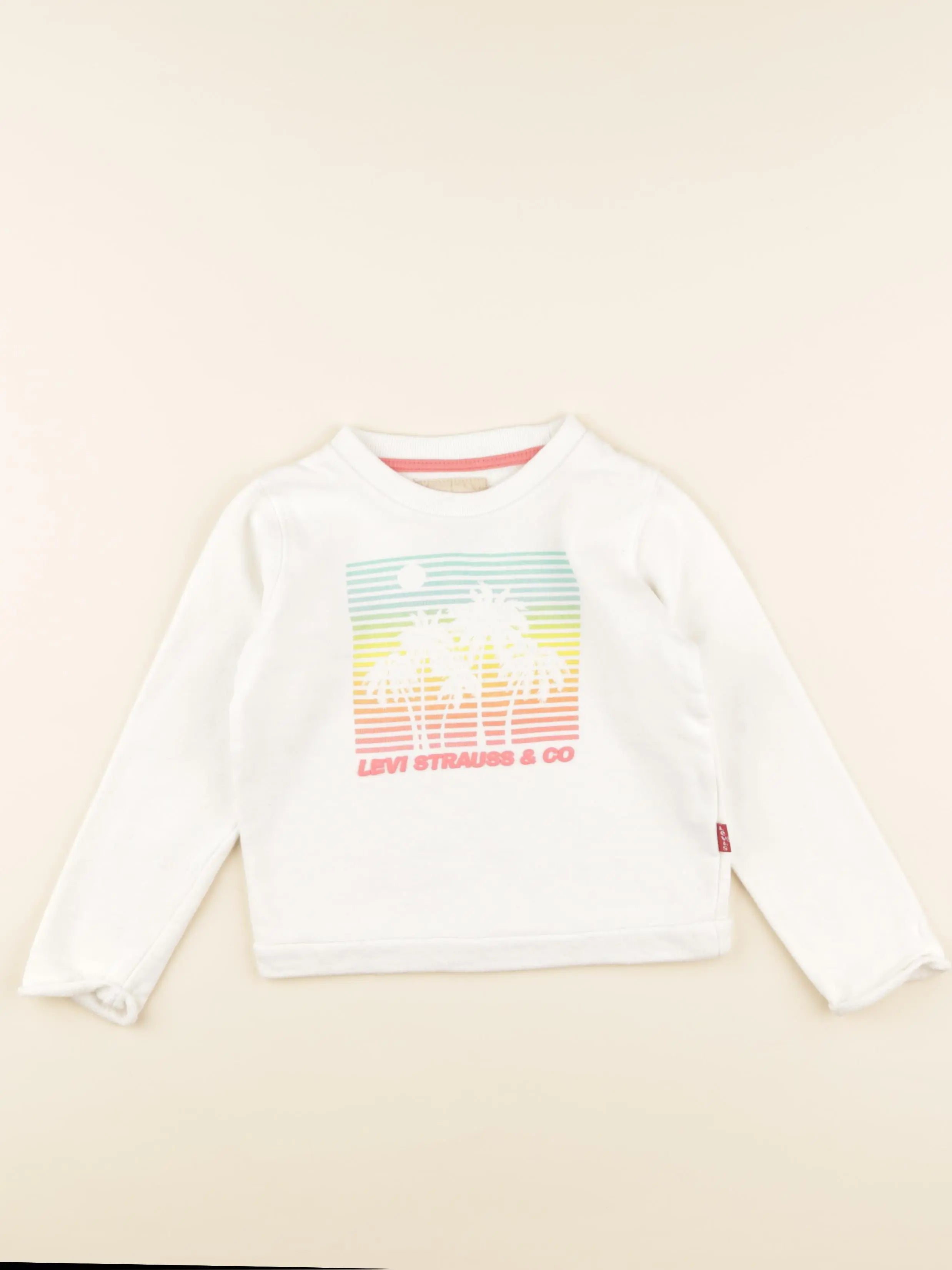 Levi's - sweat blanc - 5 ans