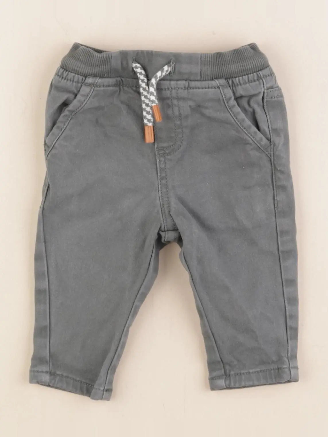 Vertbaudet - pantalon vert - 3 mois