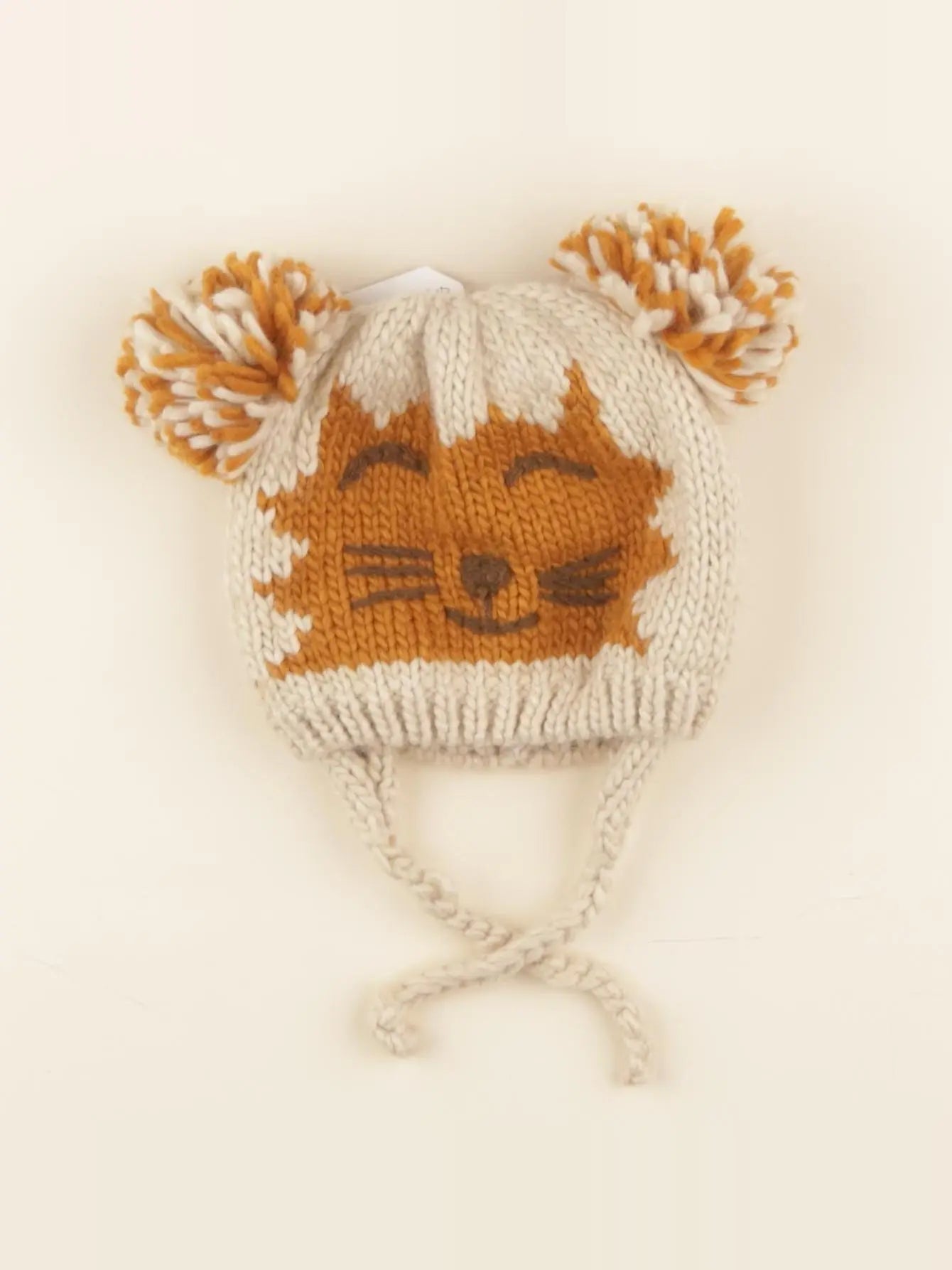 Zara - bonnet beige, marron - 12/24 mois