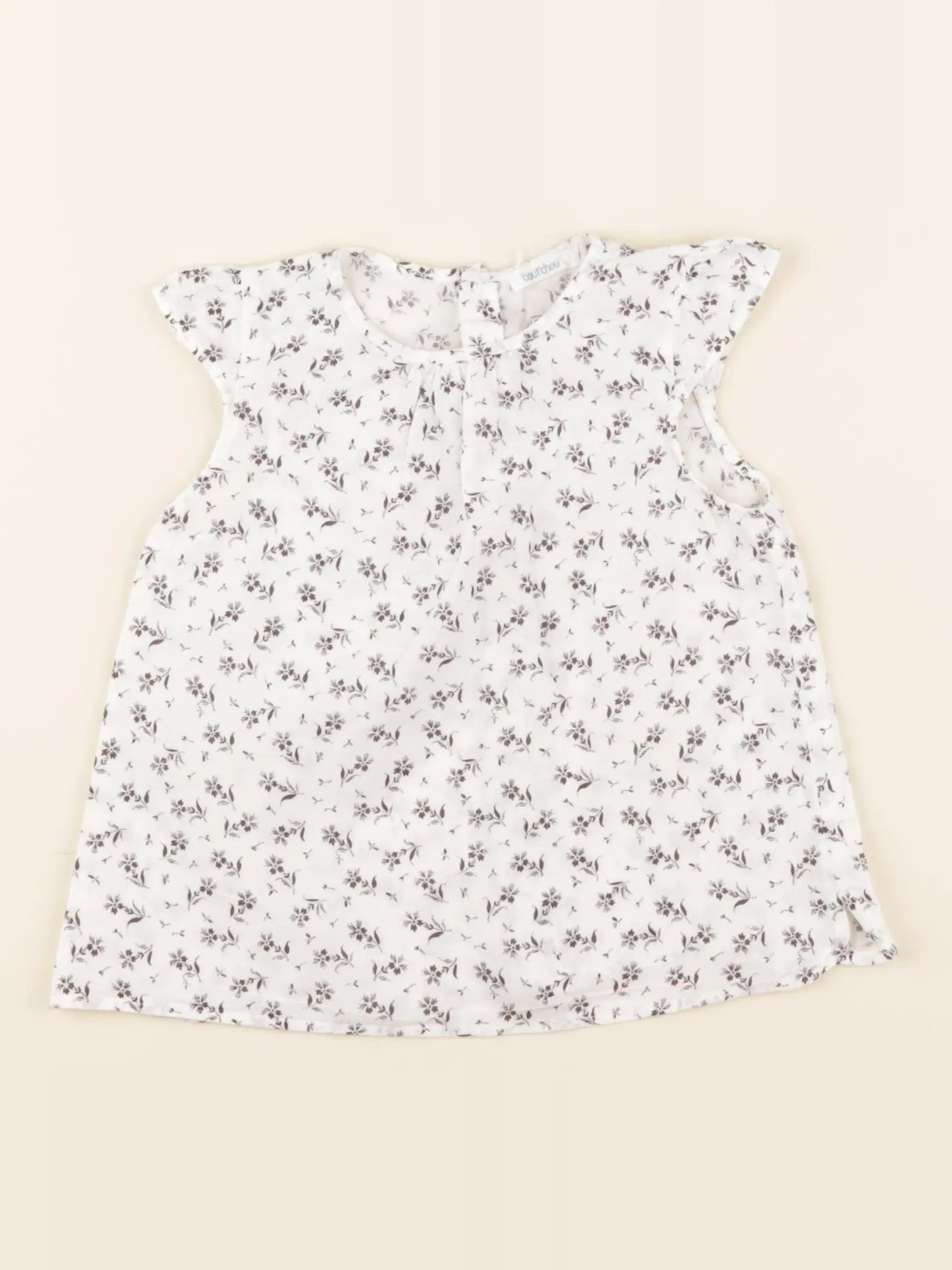 Boutchou - blouse blanc, noir - 18 mois