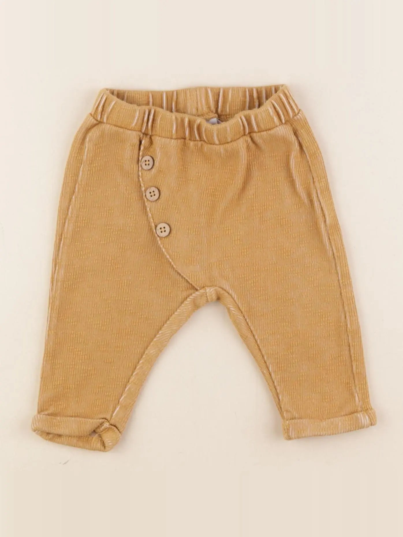 Zara - sarouel jaune - 3/6 mois