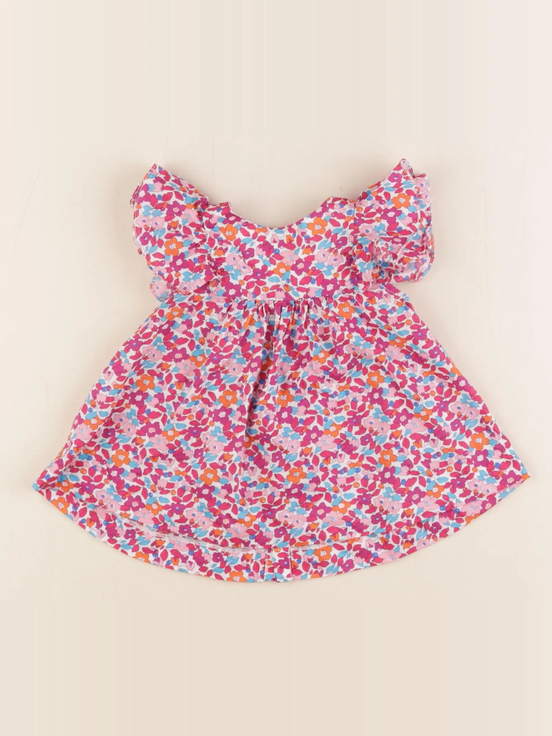Jacadi - blouse liberty multicolore - 18 mois