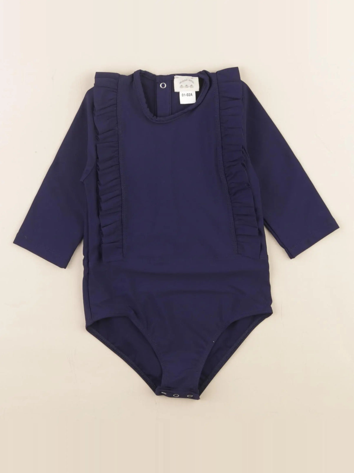 Combi de bain  Volant Navy