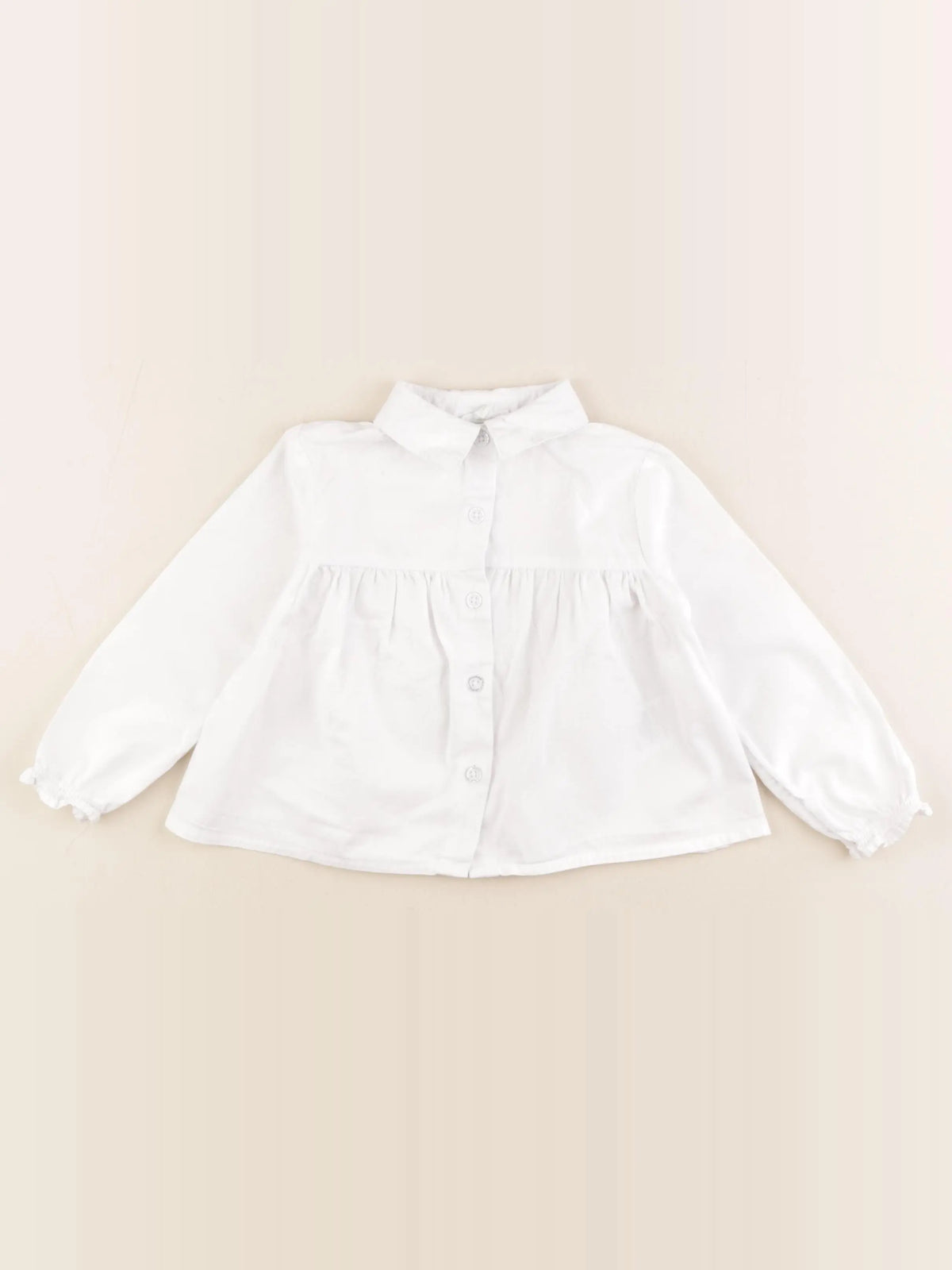 Vertbaudet - blouse blanc - 2 ans