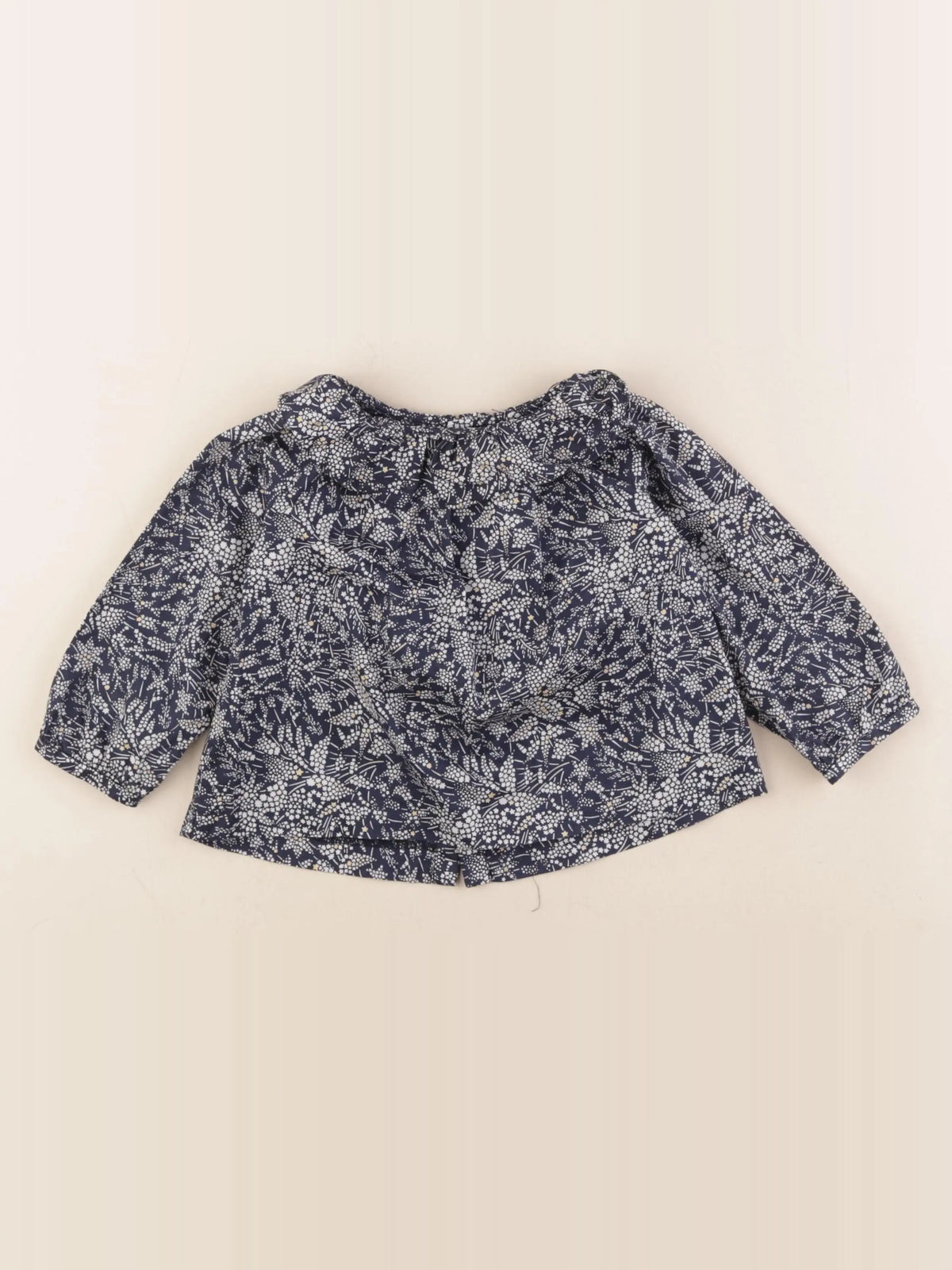 Jacadi - blouse liberty bleu - 18 mois
