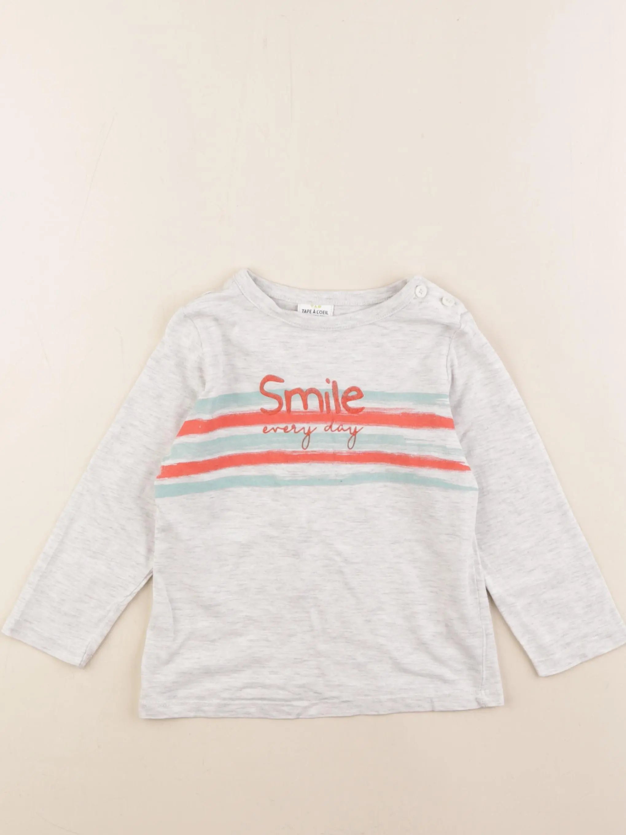Tape à l'oeil - tee-shirt gris - 24 mois
