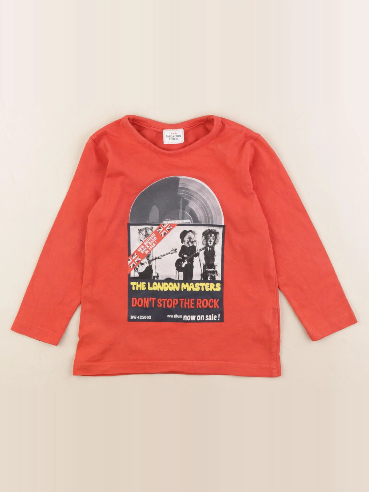 Tape à l'oeil - tee-shirt orange - 3 ans