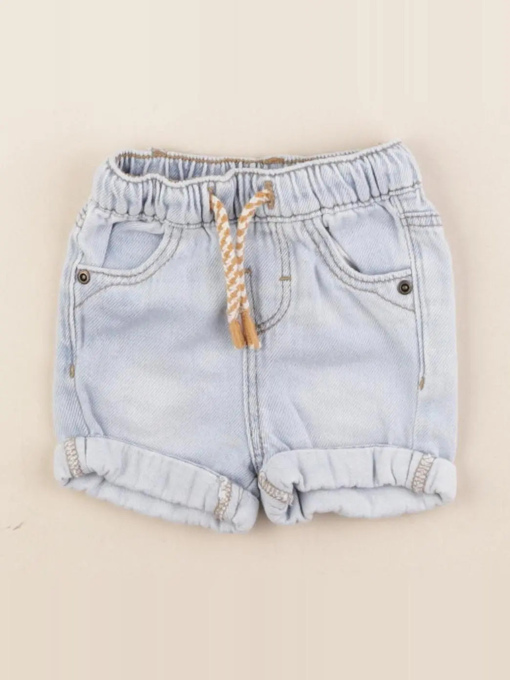 Vertbaudet - short bleu - 3 mois