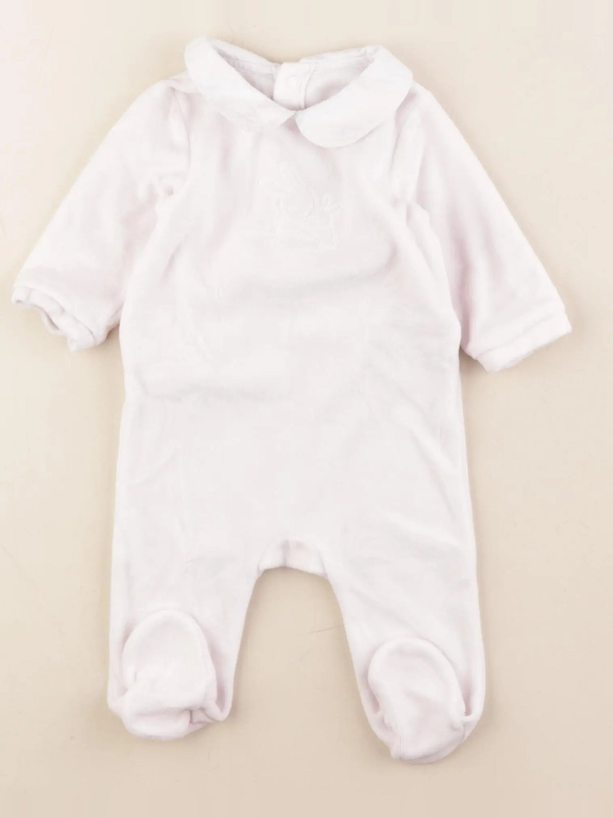 Jacadi - pyjama velours rose - 3 mois