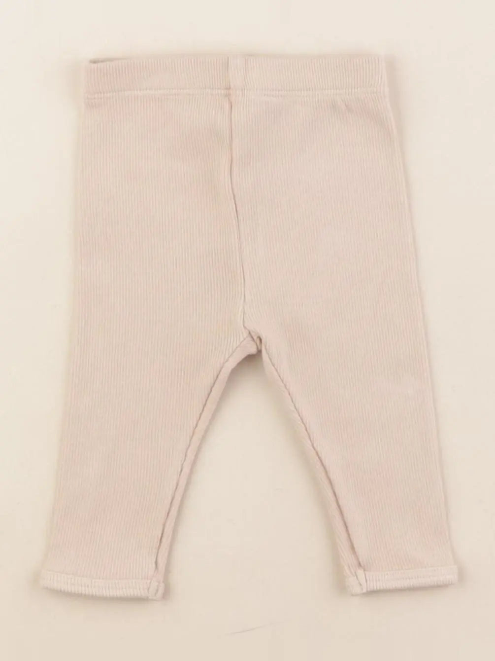 Vertbaudet - legging beige - 3 mois