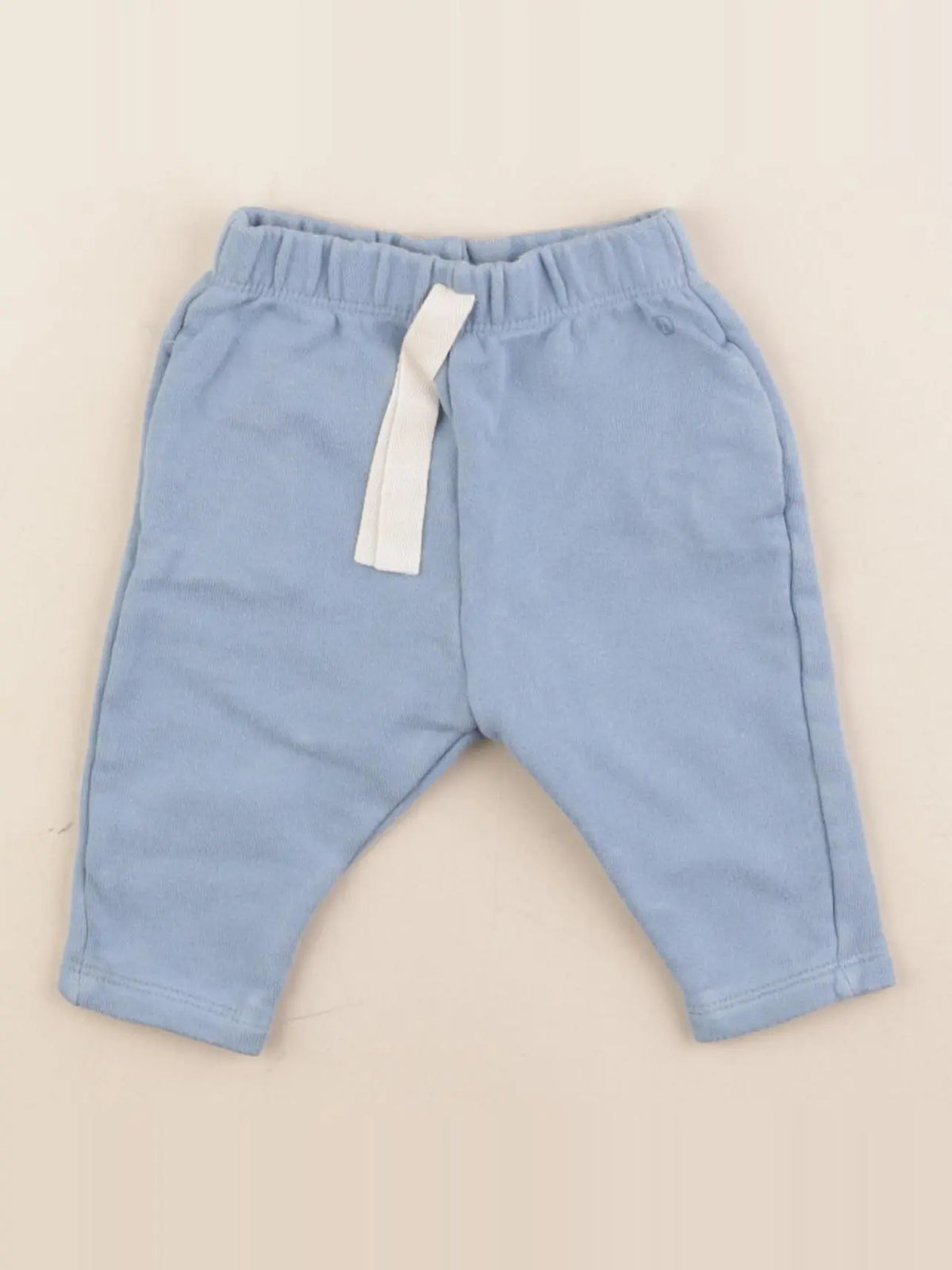 Petit Bateau - pantalon bleu - 3 mois