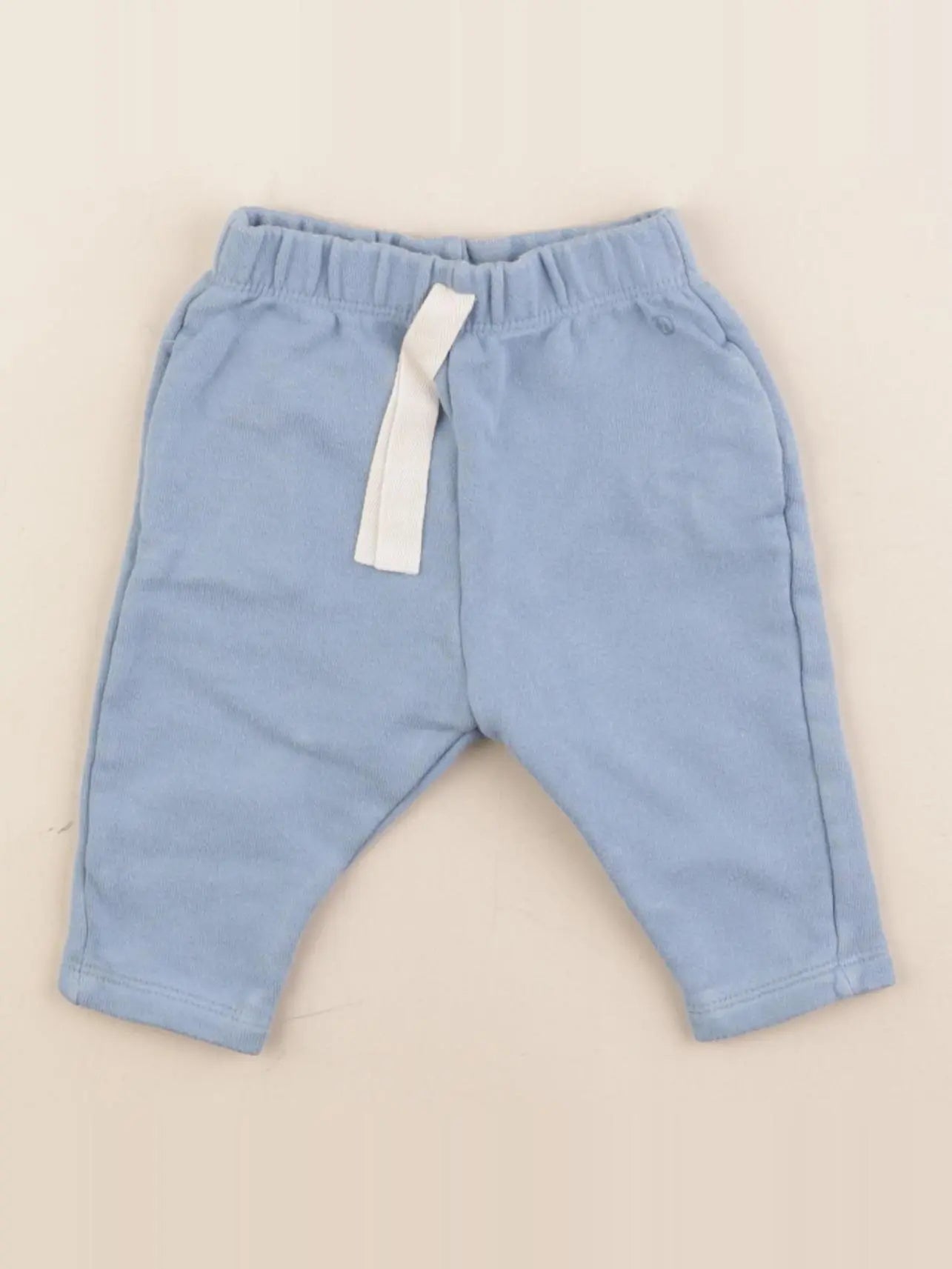 Petit Bateau - pantalon bleu - 3 mois