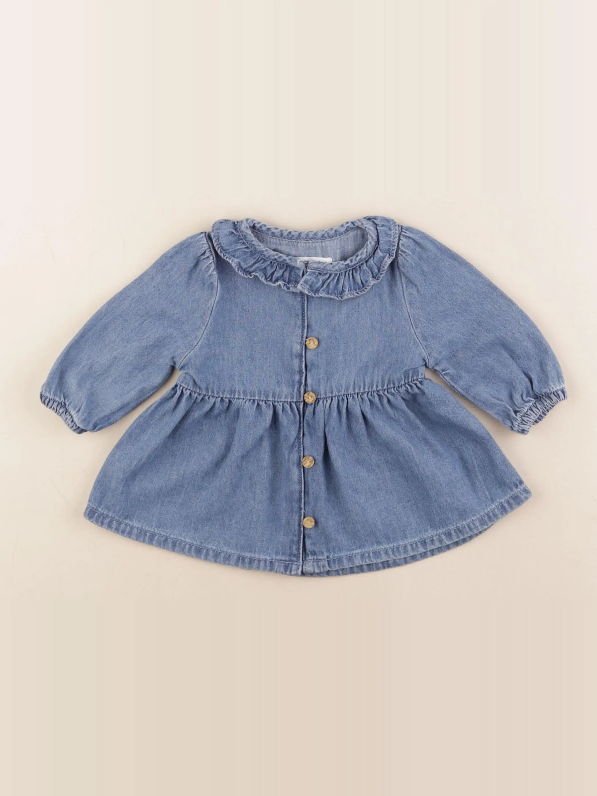 Vertbaudet - robe bleu - 3 mois