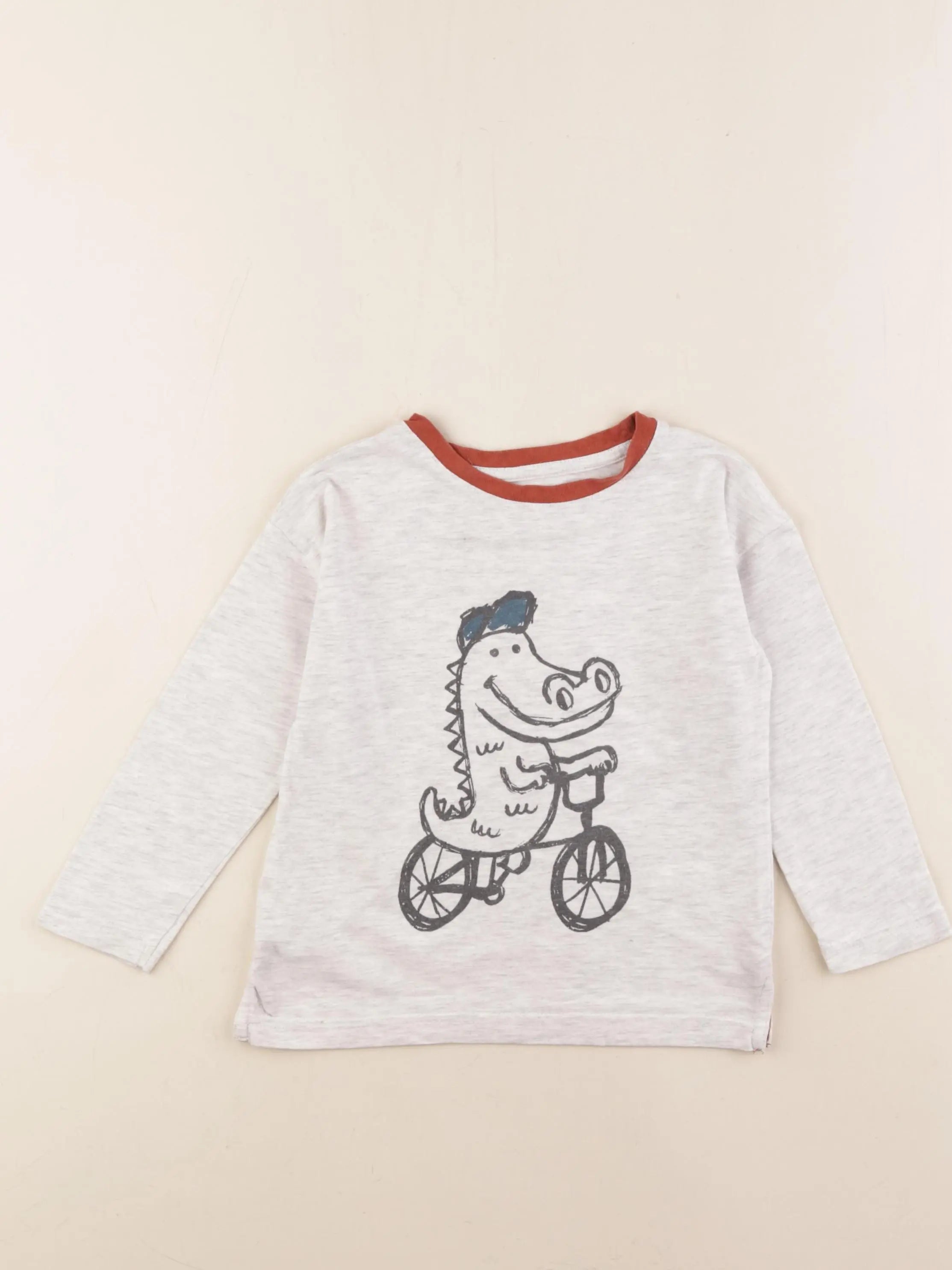Vertbaudet - tee-shirt gris - 3 ans