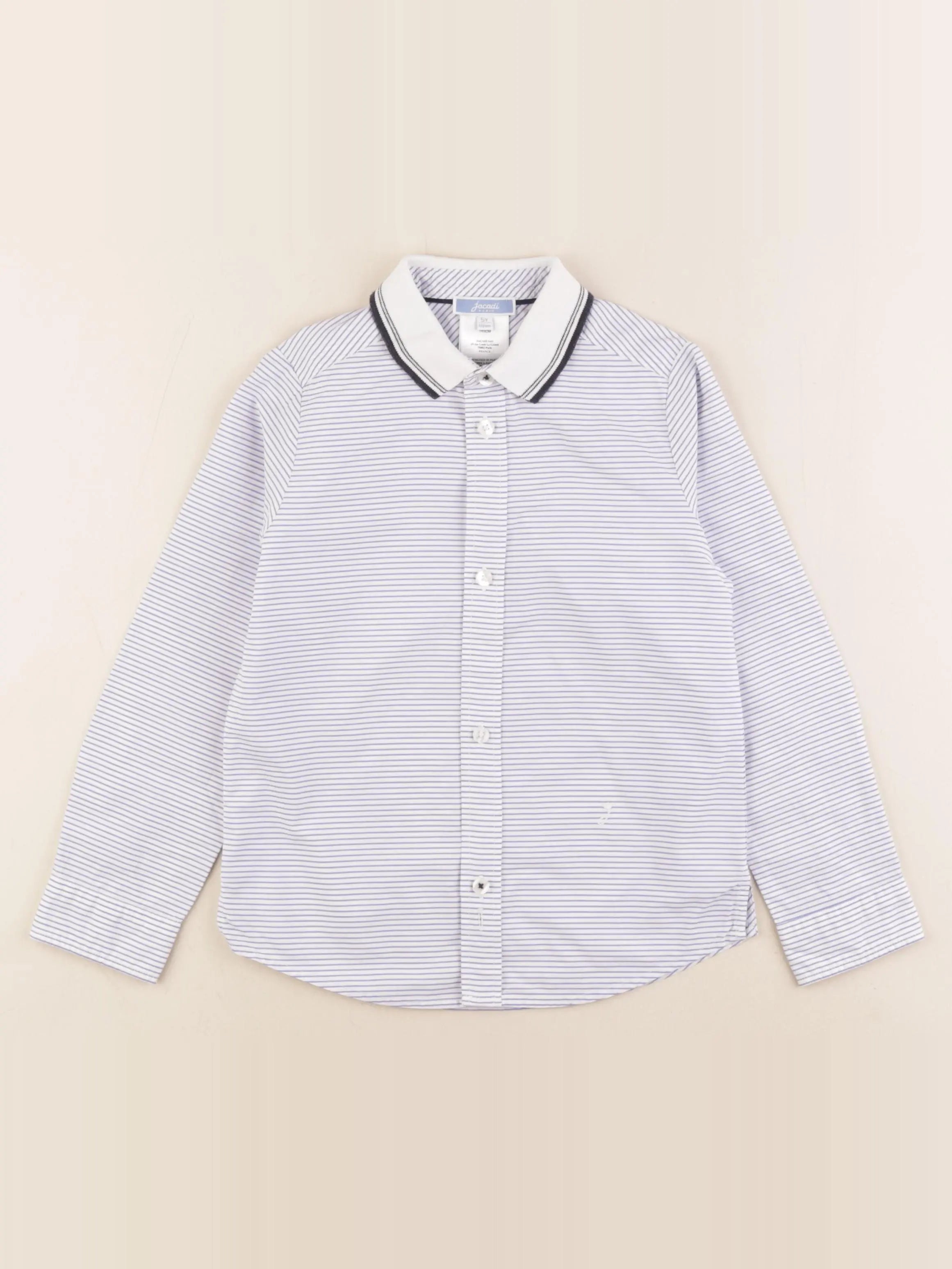 Jacadi - chemise bleu - 6 ans