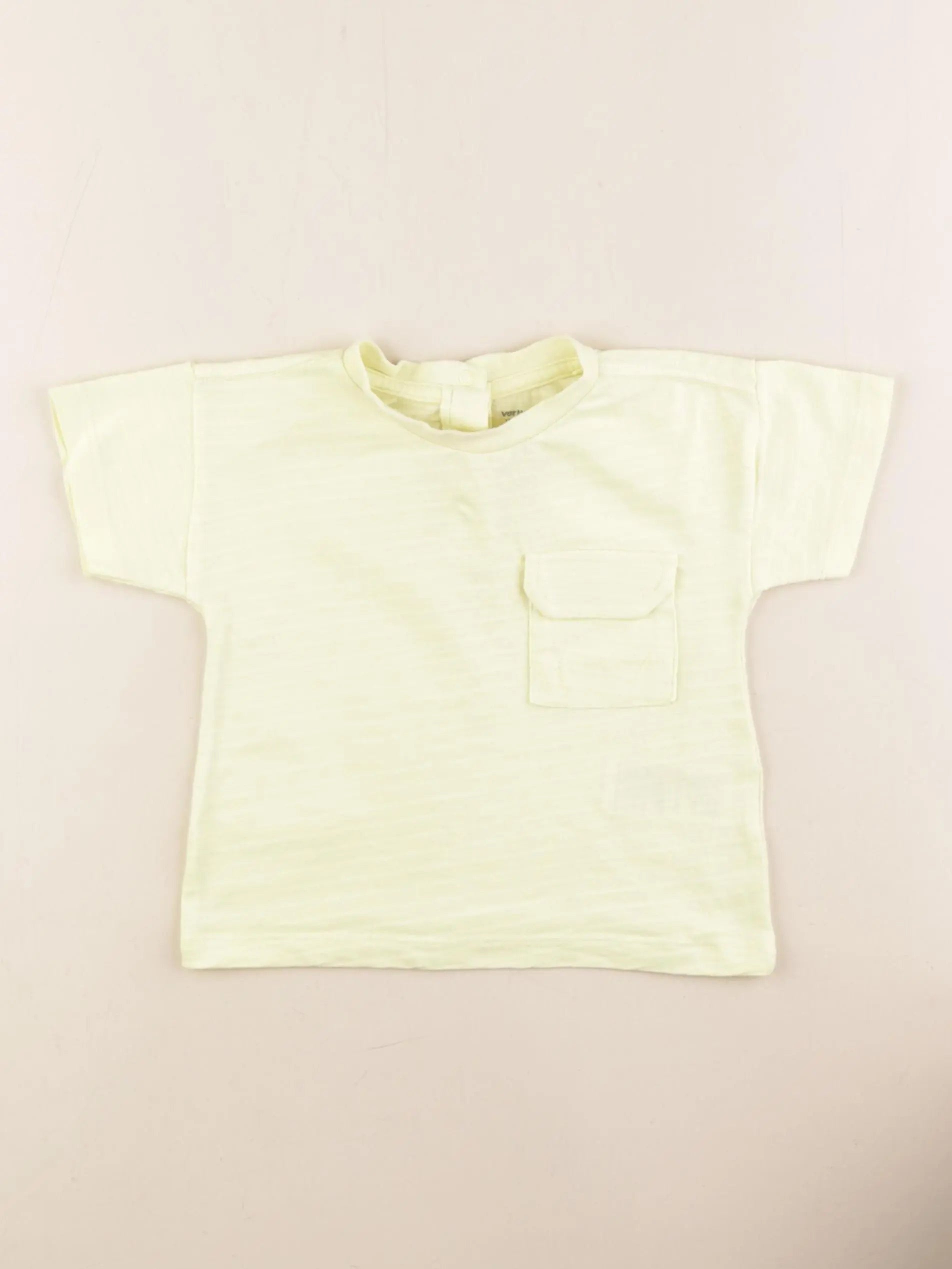 Vertbaudet - tee-shirt jaune - 18 mois