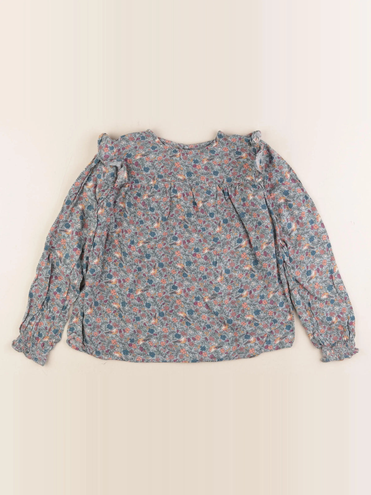 Vertbaudet - blouse multicolore - 9 ans