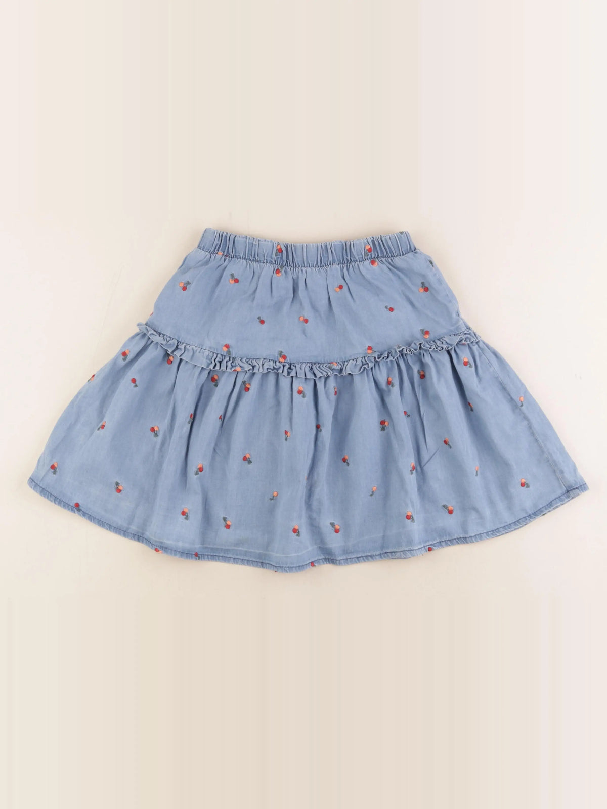 Vertbaudet - jupe bleu - 10 ans